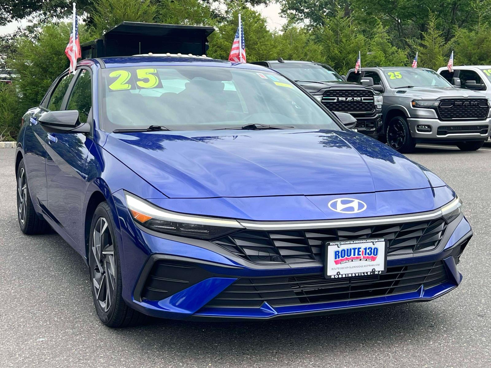 Intense Blue 2025 Hyundai Elantra Sedan Front-Wheel Drive Automatic