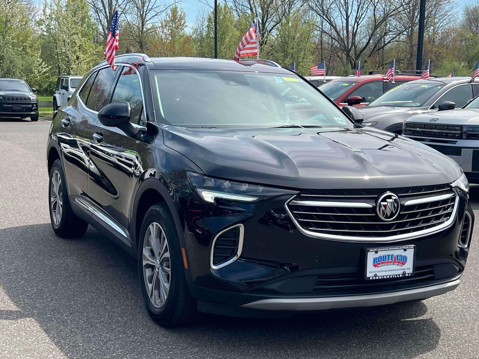 Black (Ebony Twilight Metallic) 2023 Buick Envision Preferred AWD SUV / Crossover All-Wheel Drive Automatic