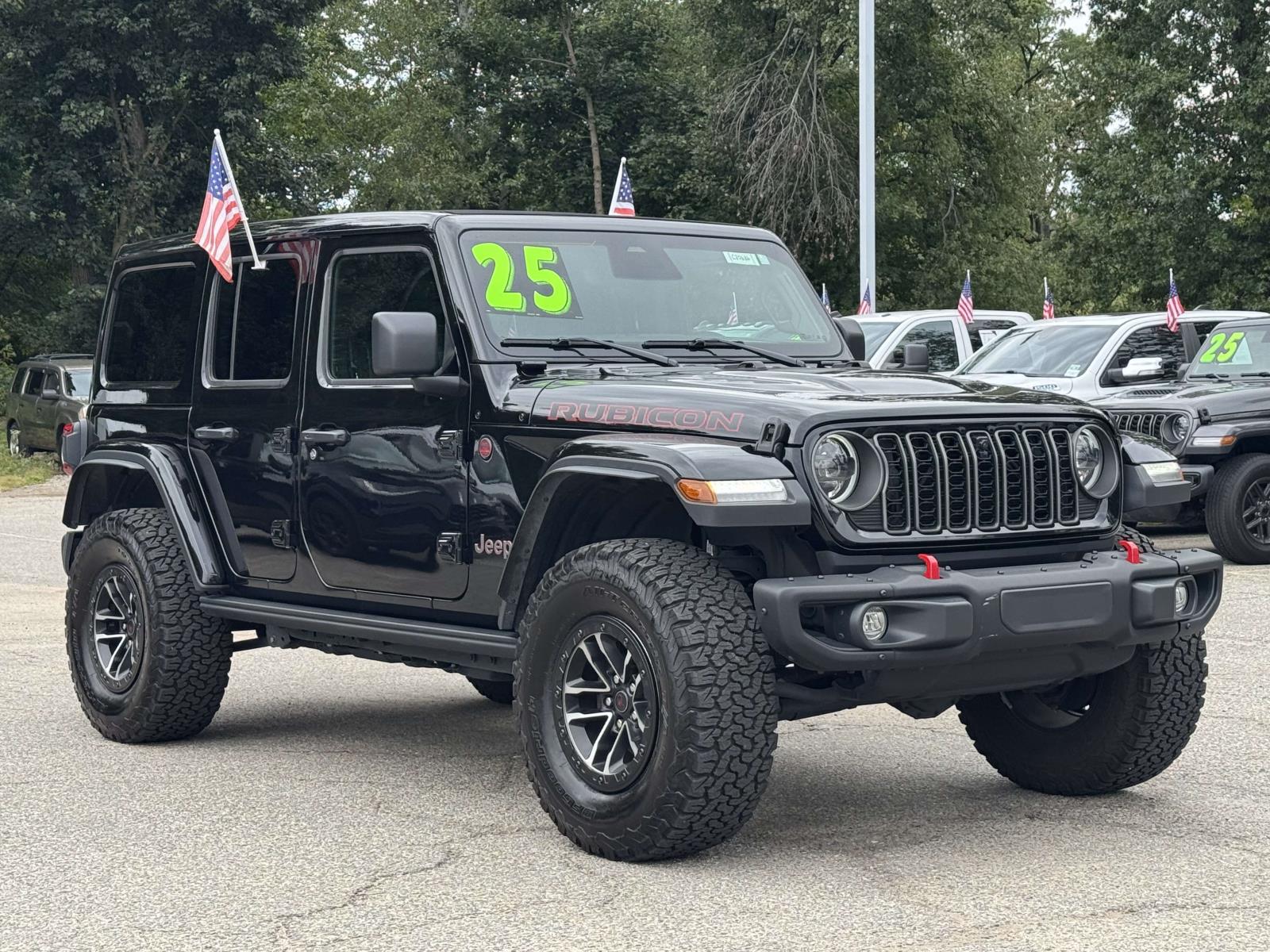 Black Clearcoat 2025 Jeep Wrangler SUV / Crossover Four-Wheel Drive Automatic
