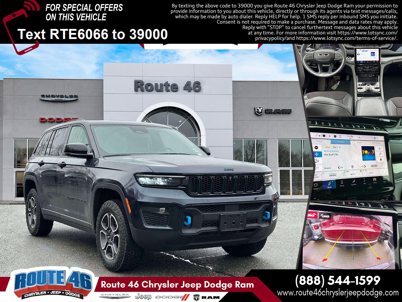 Midnight Sky 2023 Jeep Grand Cherokee 4xe Trailhawk 4WD SUV / Crossover Four-Wheel Drive Automatic