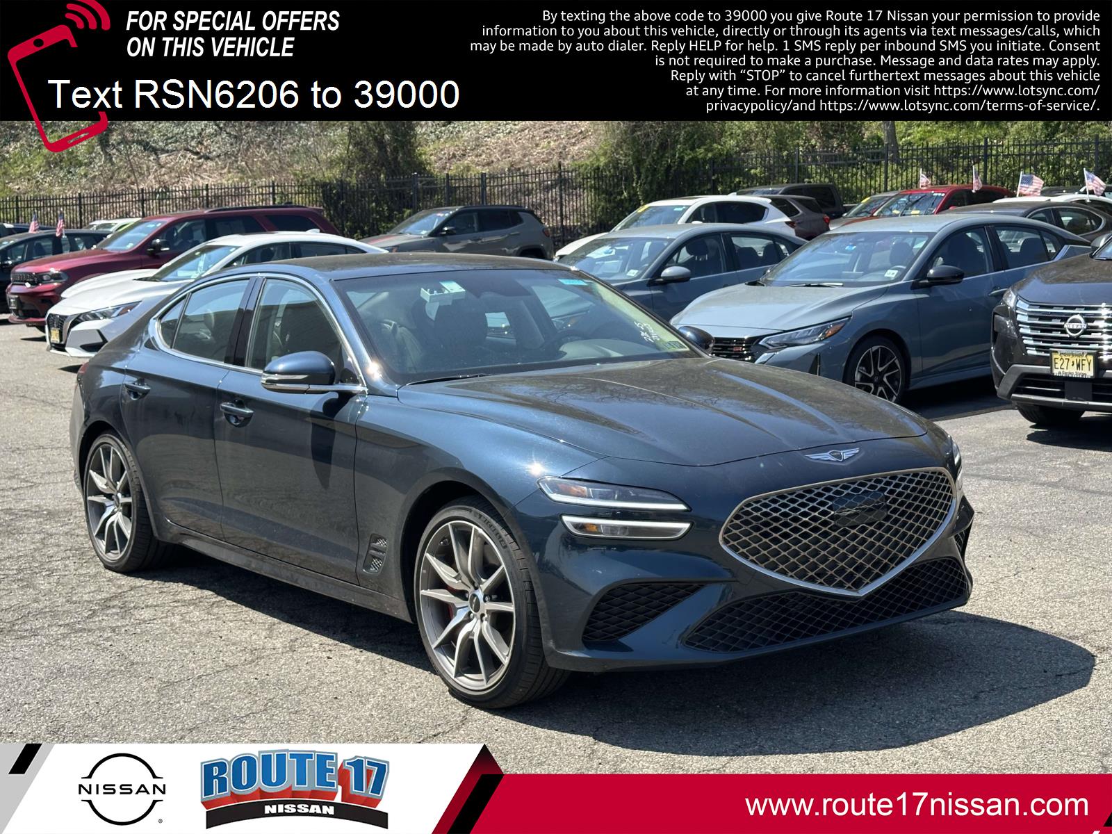 Tasman Blue 2025 Genesis G70 Sedan Automatic