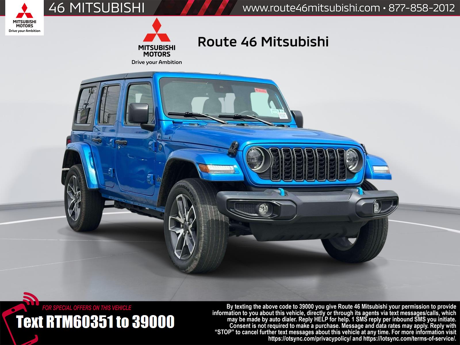 Hydro Blue Pearlcoat 2024 Jeep Wrangler 4xe Sport S 4WD SUV / Crossover Four-Wheel Drive Automatic