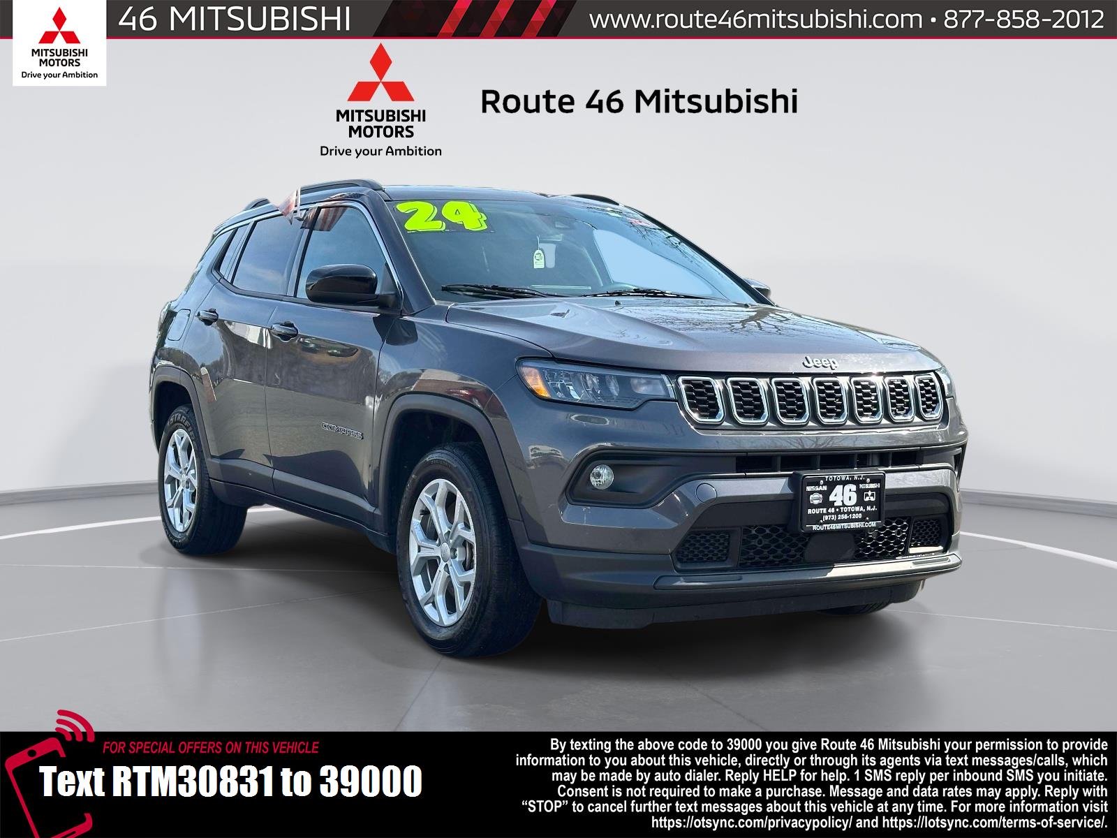 Sting-Gray Clearcoat 2024 Jeep Compass Latitude 4WD SUV / Crossover Four-Wheel Drive Automatic
