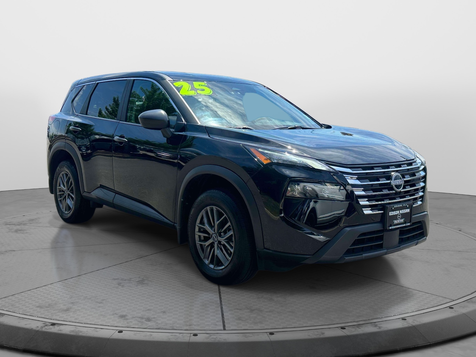 Super Black 2025 Nissan Rogue S AWD SUV / Crossover All-Wheel Drive Continuously Variable Transmission