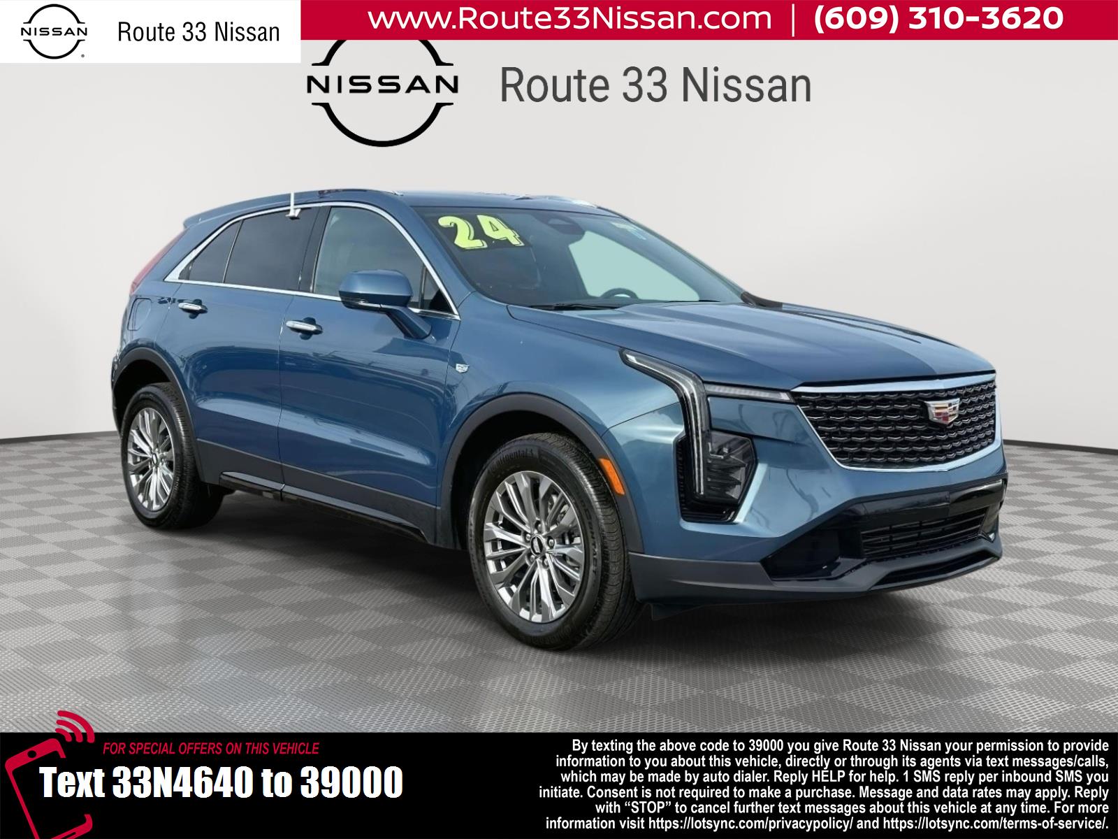 Deep Sea Metallic 2024 Cadillac XT4 Premium Luxury FWD SUV / Crossover Front-Wheel Drive Automatic