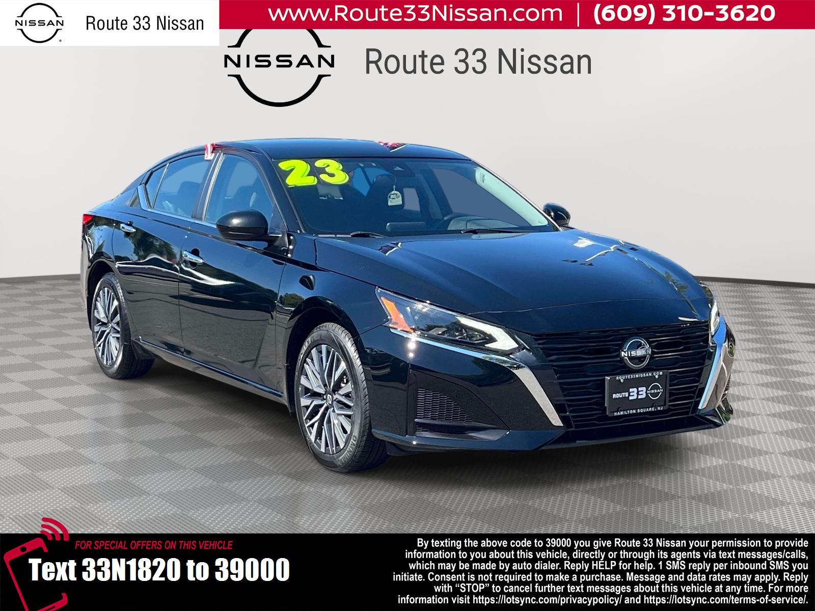 Super Black 2023 Nissan Altima Sedan All-Wheel Drive Automatic