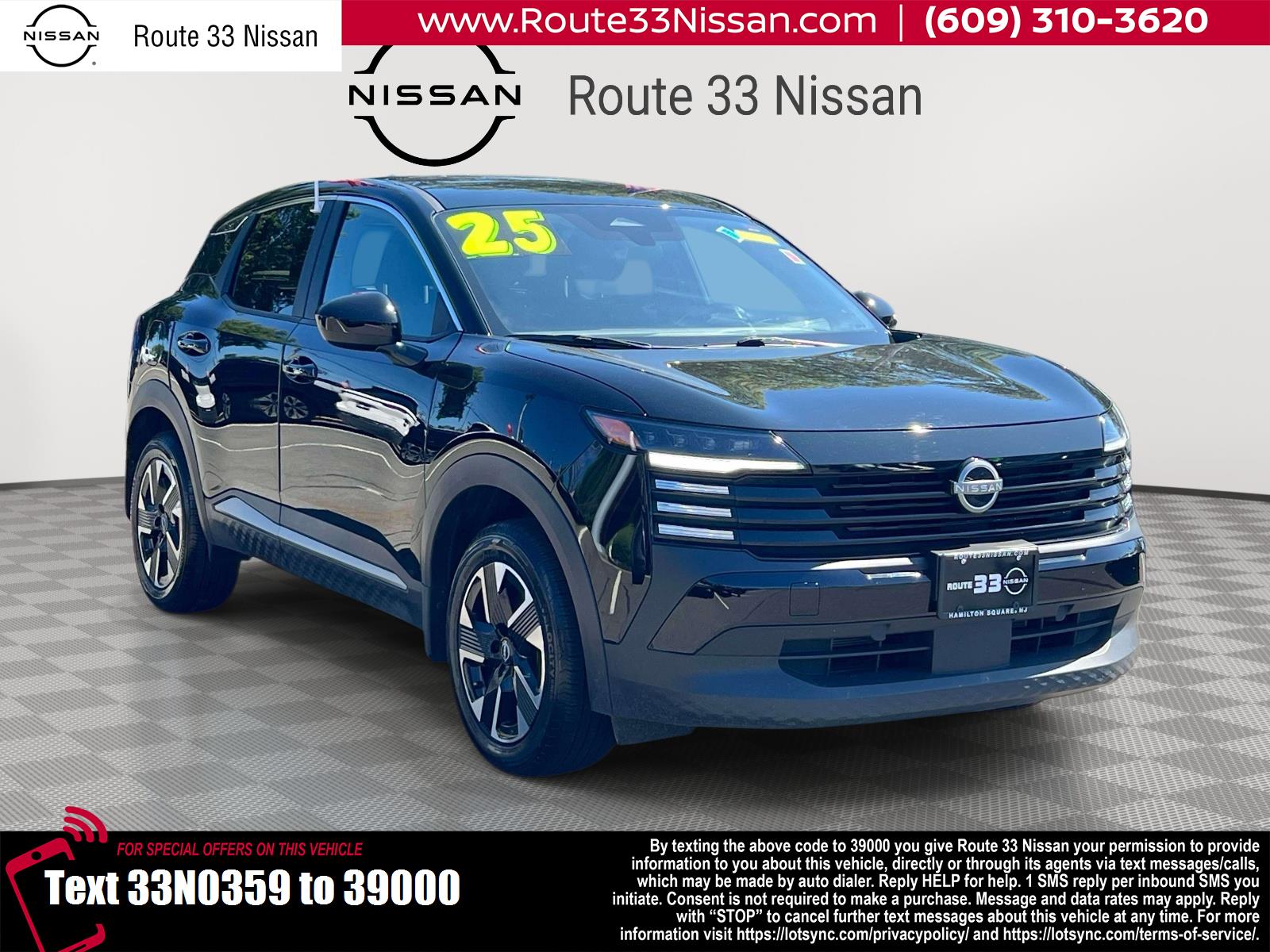 Super Black 2025 Nissan Kicks SUV / Crossover All-Wheel Drive Automatic