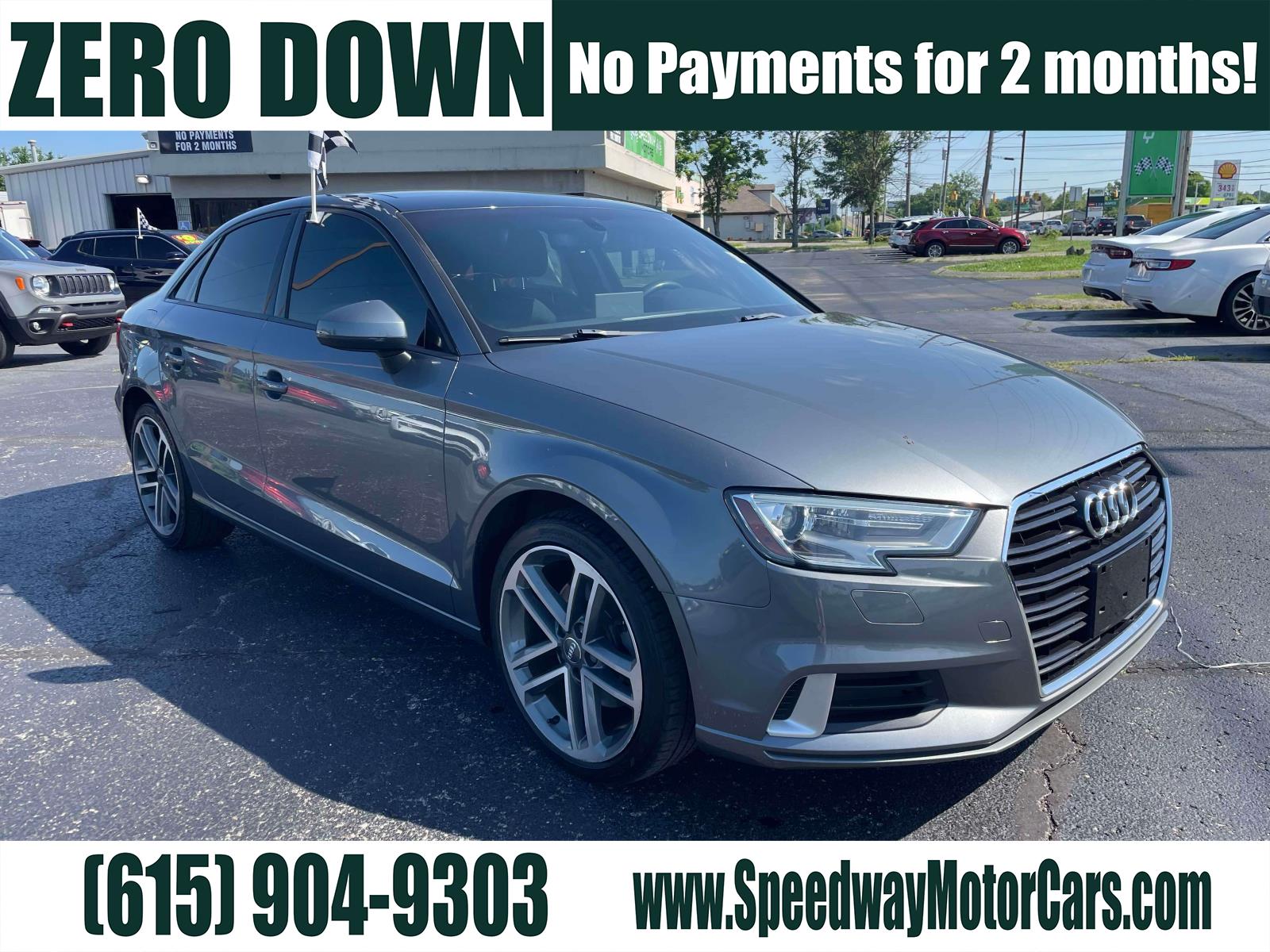 Florett Silver Metallic 2017 Audi A3 2.0T Premium Sedan FWD Sedan Front-Wheel Drive Automatic