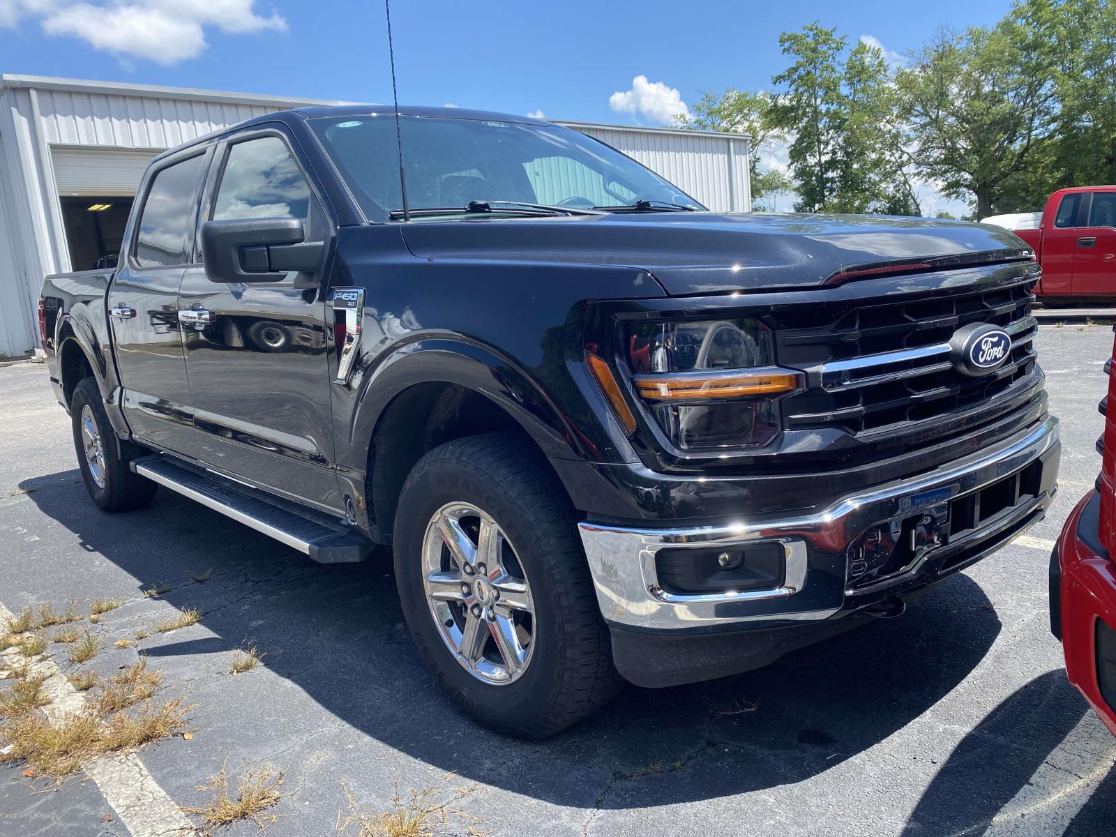 Black 2025 Ford F-150 Pickup Truck Four-Wheel Drive Automatic