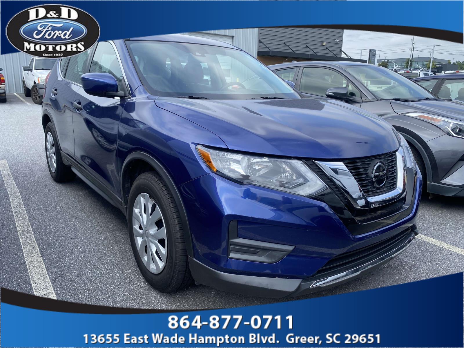 Blue 2019 Nissan Rogue SUV / Crossover Front-Wheel Drive Automatic
