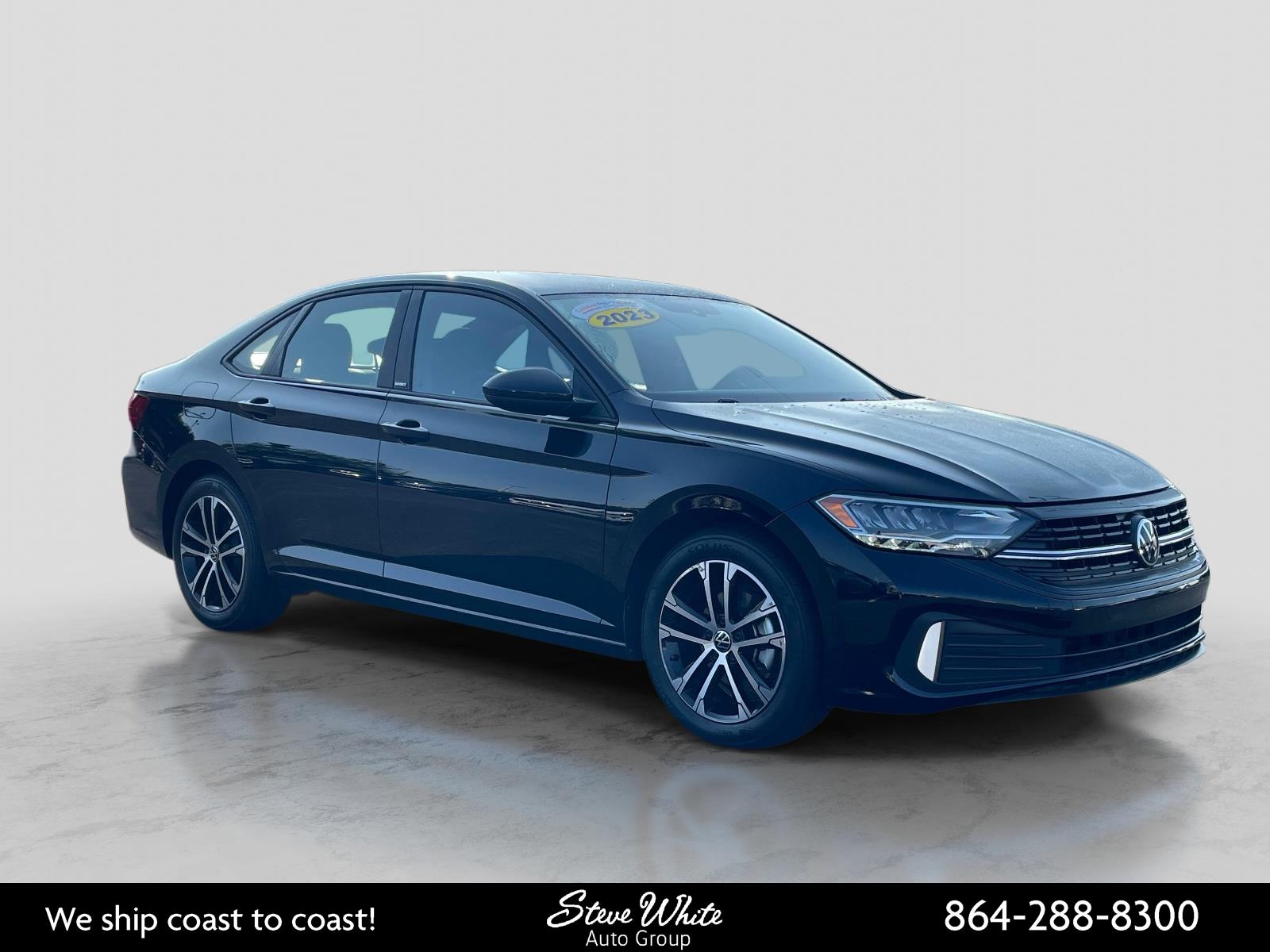 Black 2023 Volkswagen Jetta 1.5T Sport FWD Sedan Front-Wheel Drive Automatic