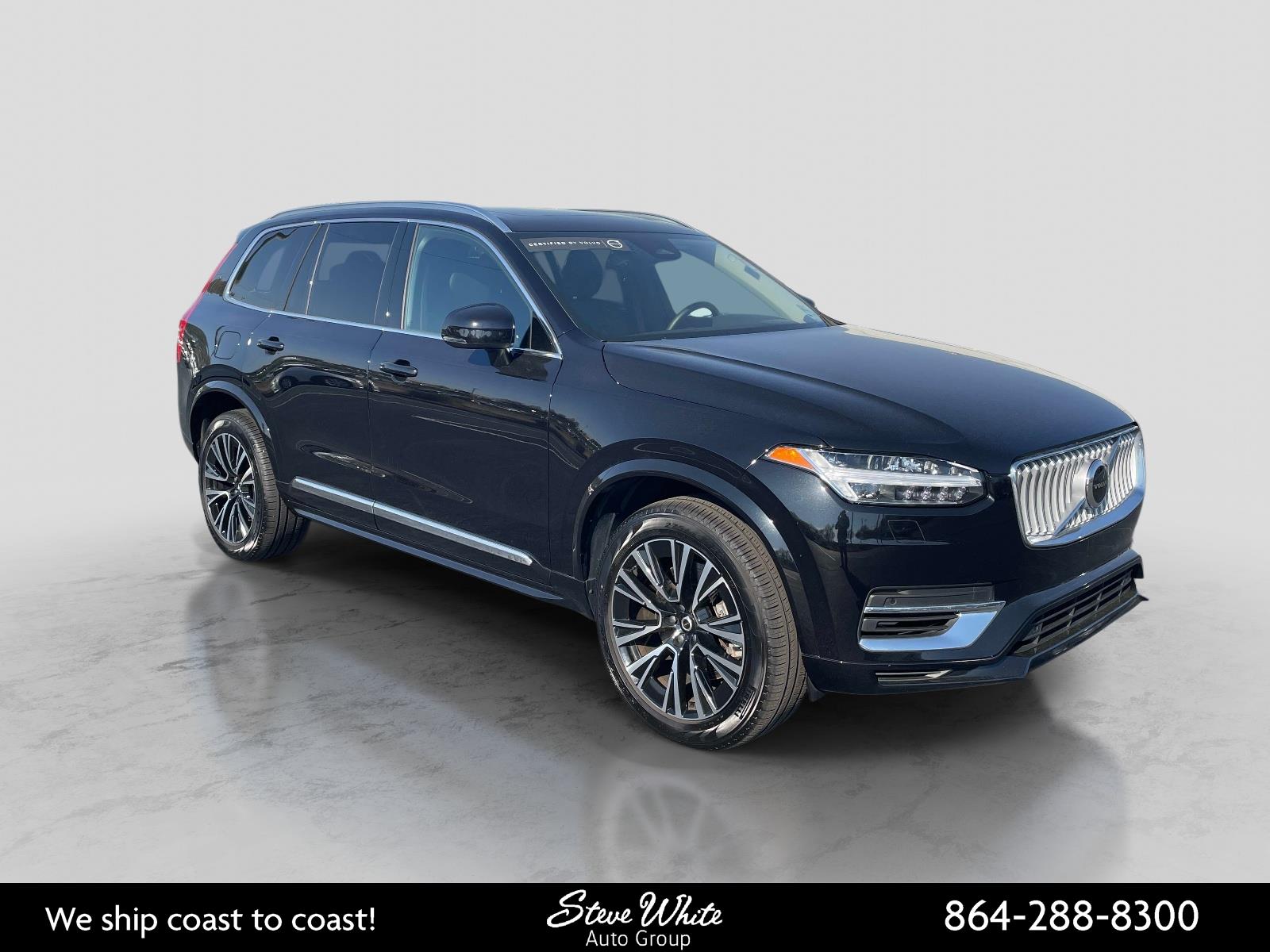 Onyx Black Metallic 2025 Volvo XC90 T8 Core Bright Theme eAWD SUV / Crossover All-Wheel Drive Automatic