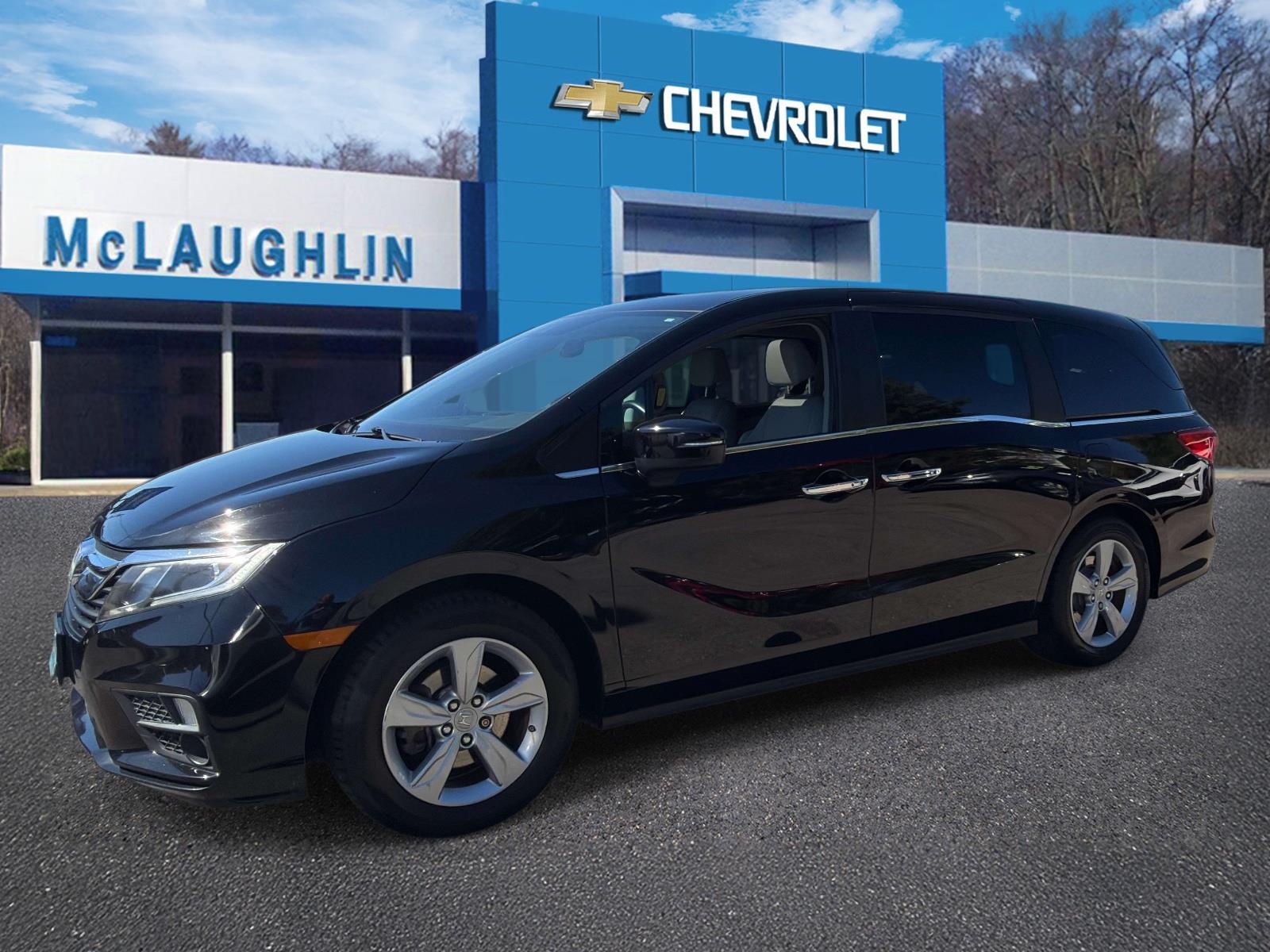 Black 2018 Honda Odyssey Minivan Front-Wheel Drive Automatic
