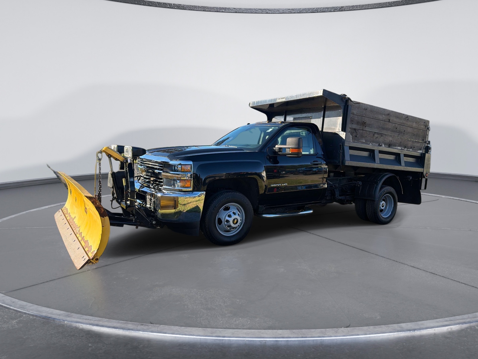 Black 2015 Chevrolet Silverado 3500HD Pickup Truck Four-Wheel Drive Automatic
