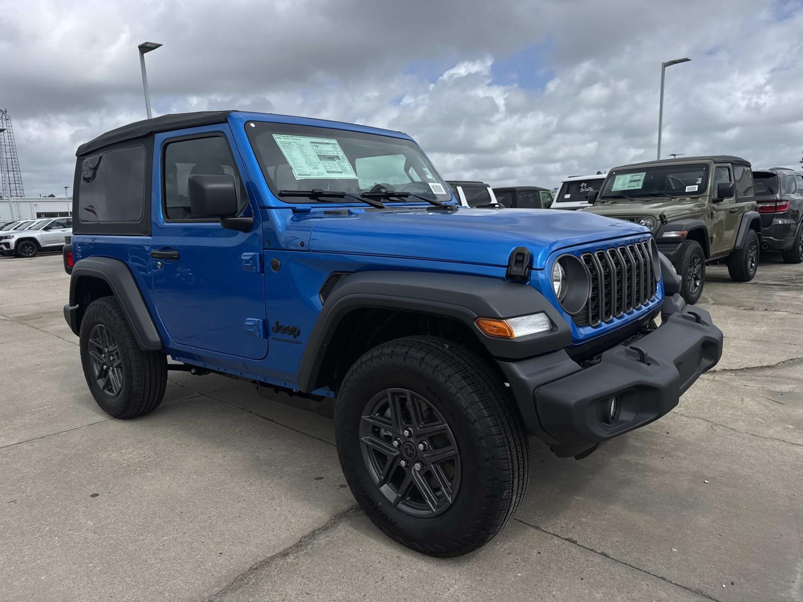 Hydro Blue Pearl Coat 2026 Jeep Wrangler SUV / Crossover Four-Wheel Drive 6-Speed Manual