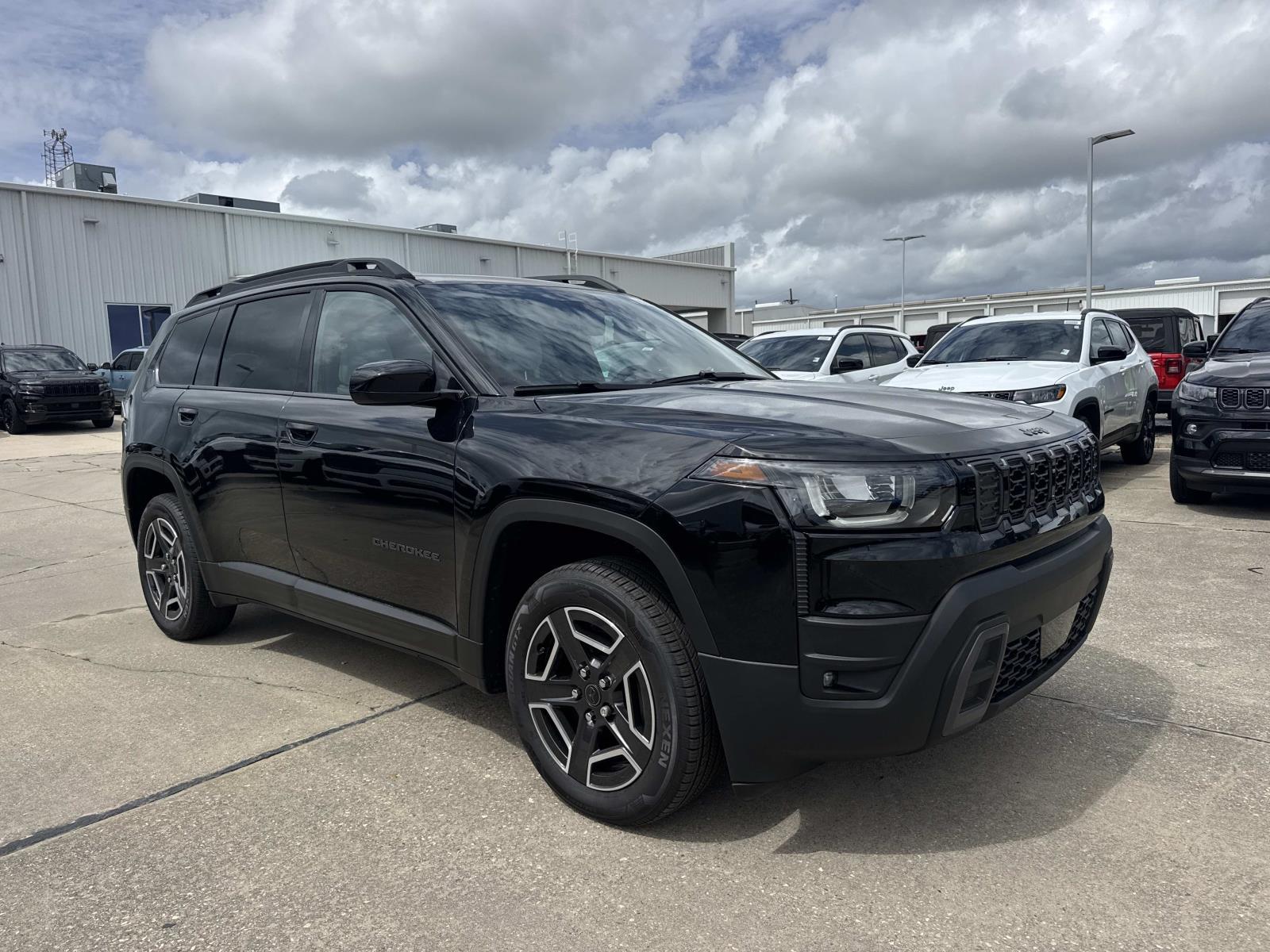 Black 2026 Jeep Cherokee SUV / Crossover Four-Wheel Drive Continuously Variable Transmission