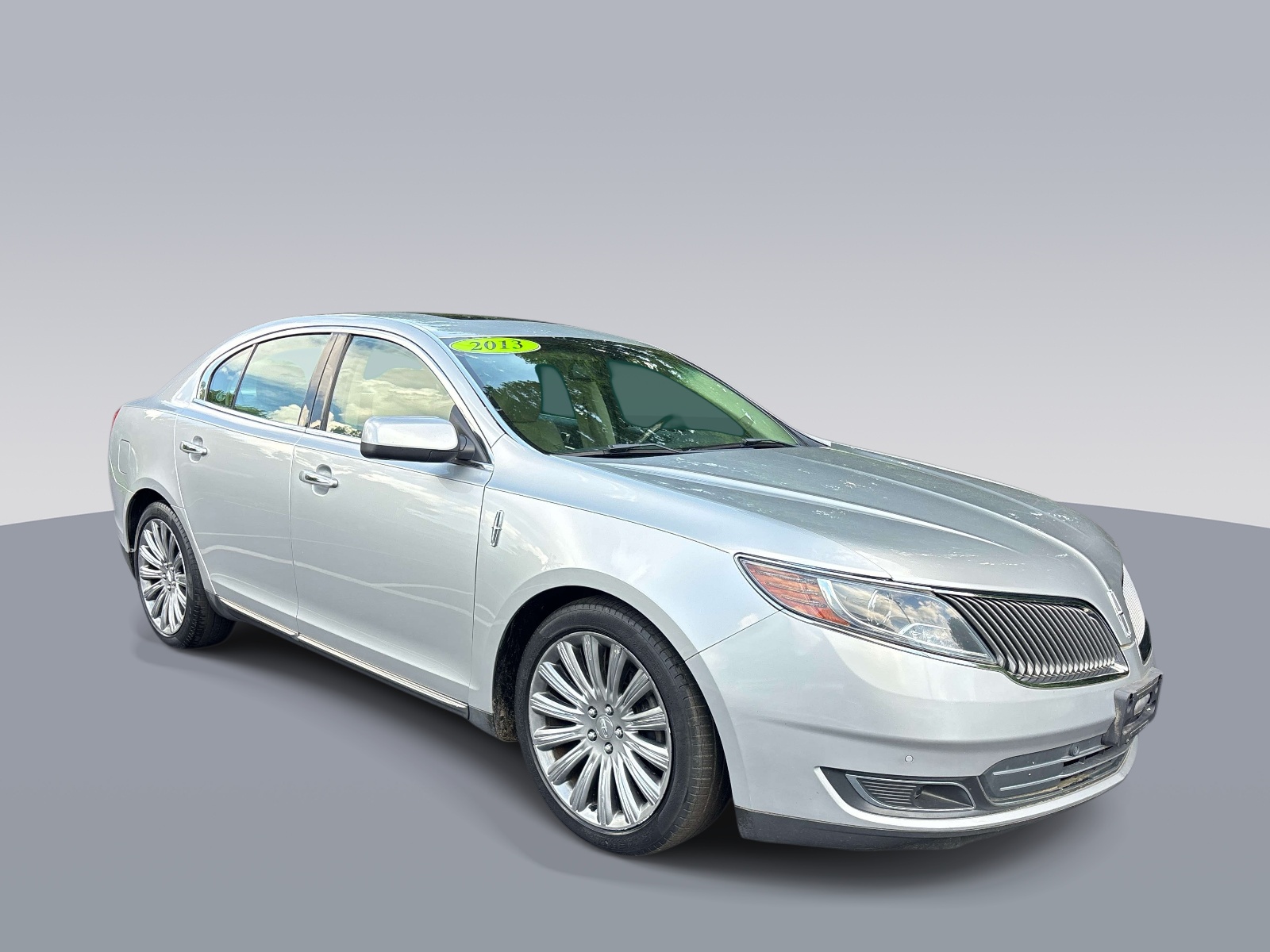 Silver Diamond Premium Metallic 2013 Lincoln MKS Sedan Sedan Front-Wheel Drive Automatic