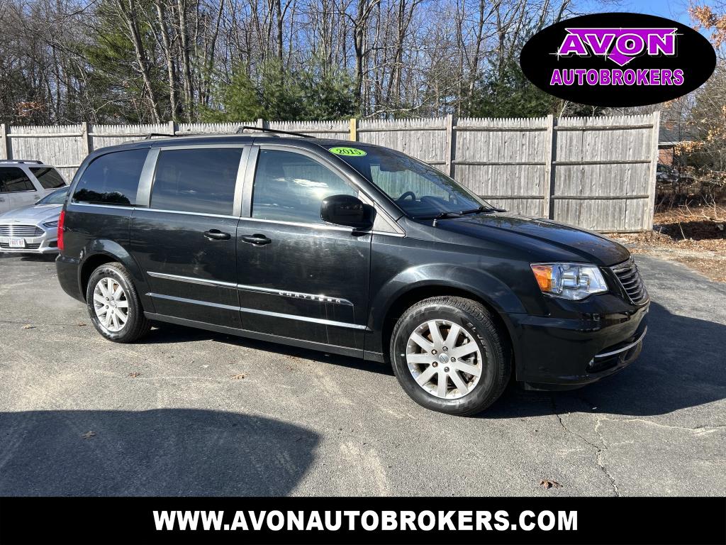Brilliant Black Crystal Pearlcoat 2015 Chrysler Town & Country Touring FWD Minivan Front-Wheel Drive Automatic