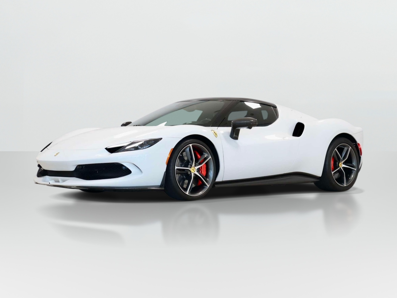 Bianco Cervino 2023 Ferrari 296 GTB Coupe Rear-Wheel Drive Automatic
