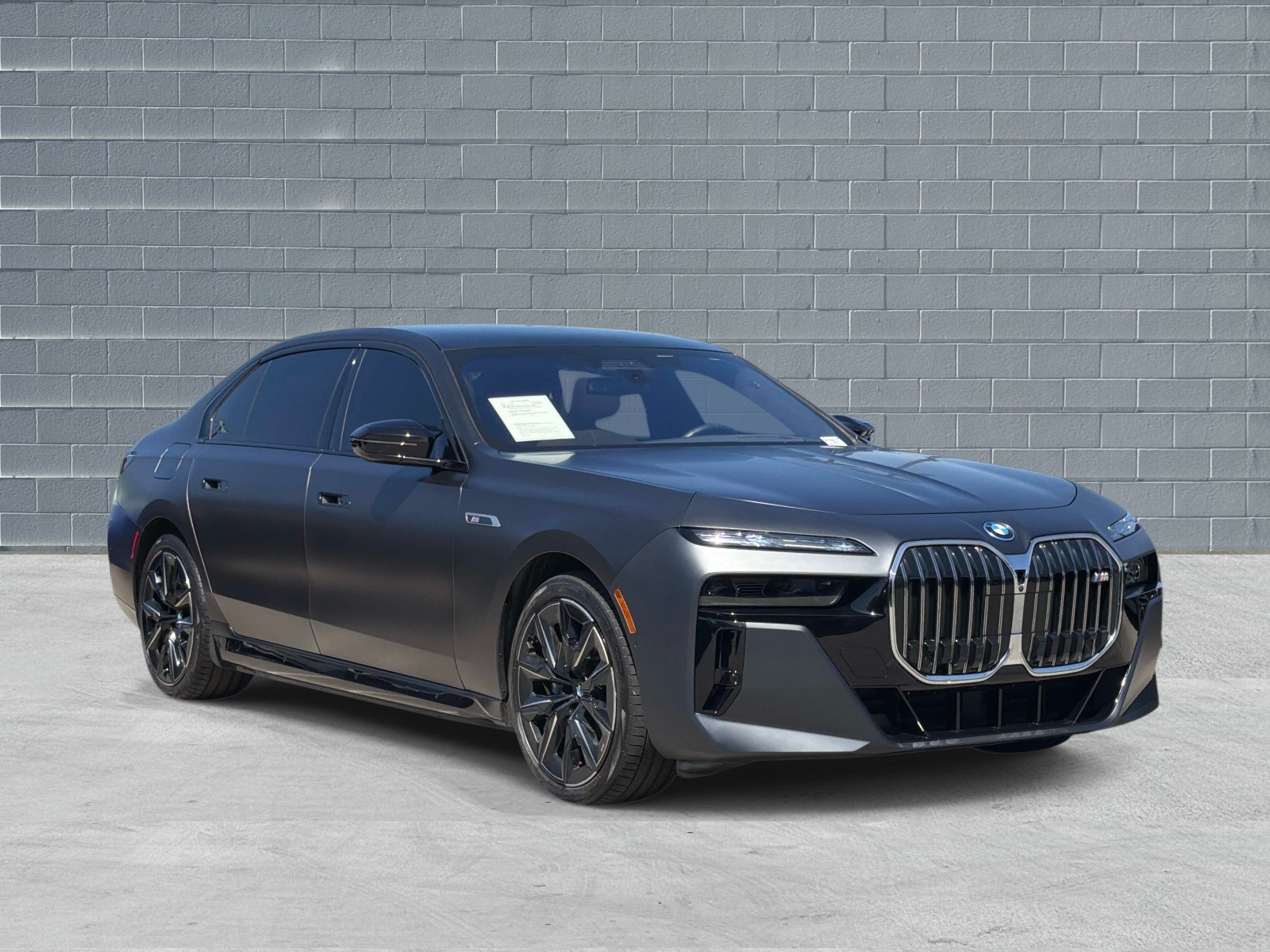 Gray (Frozen Deep Grey) 2024 BMW i7 Sedan All-Wheel Drive Automatic