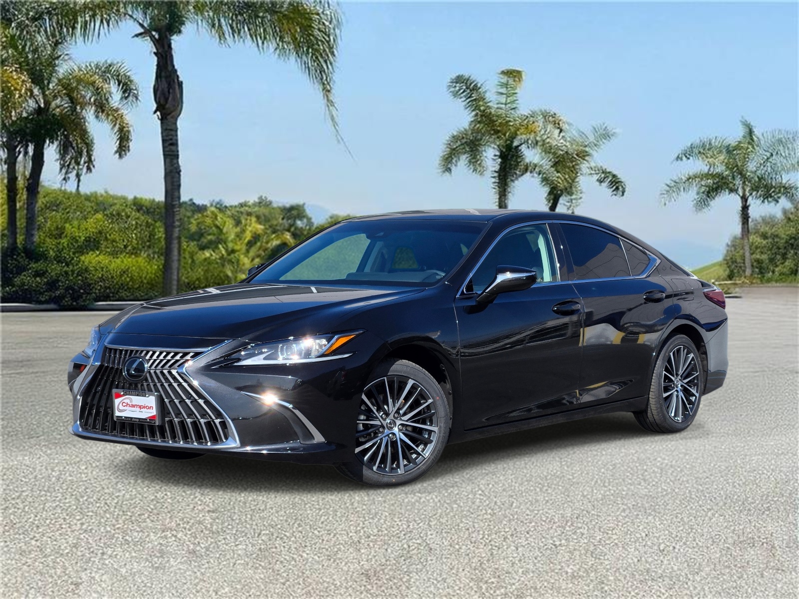 Black (Obsidian) 2024 Lexus ES Sedan Front-Wheel Drive Automatic