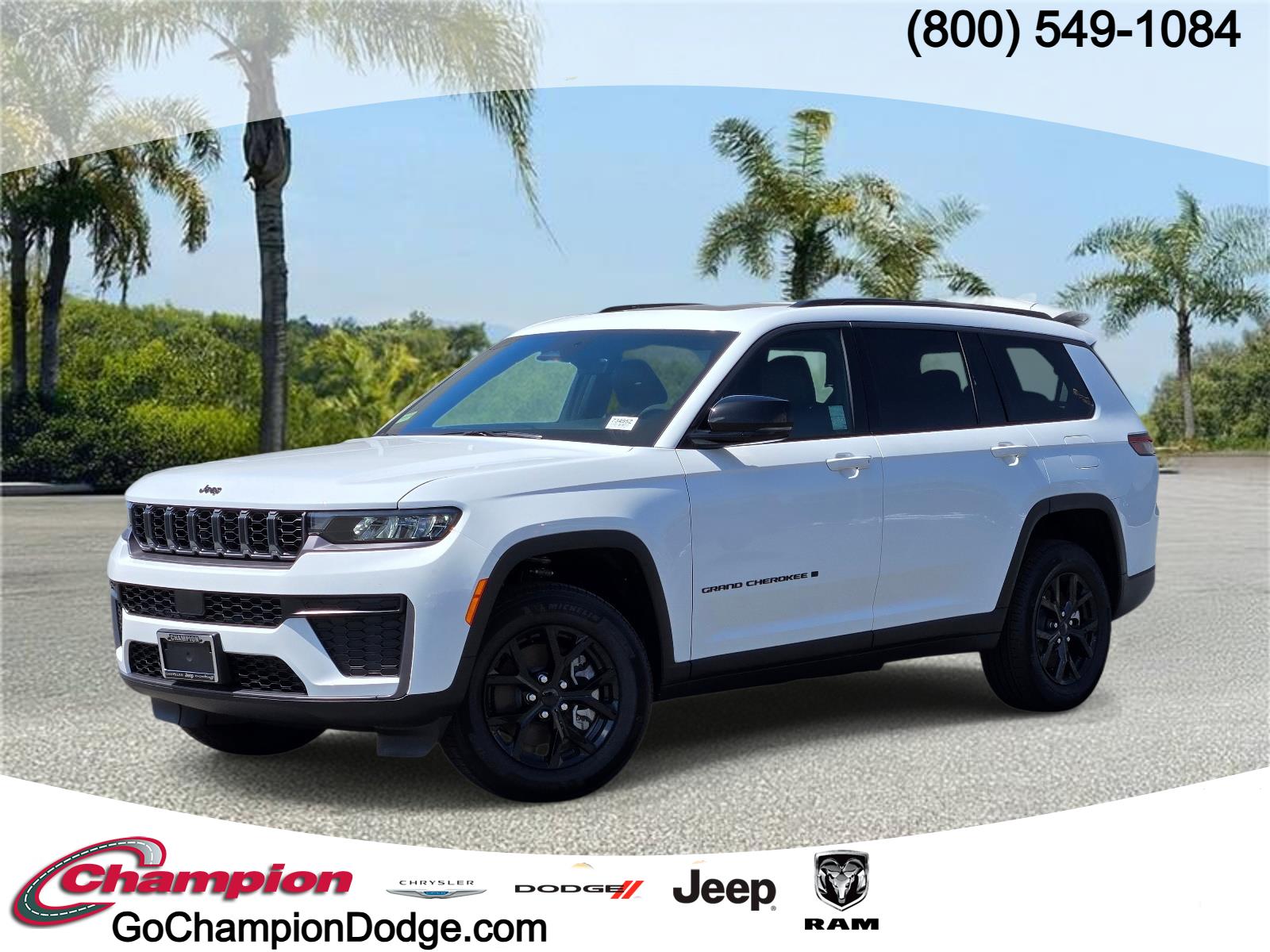 Bright White Clearcoat 2026 Jeep Grand Cherokee L SUV / Crossover 4X2 Automatic