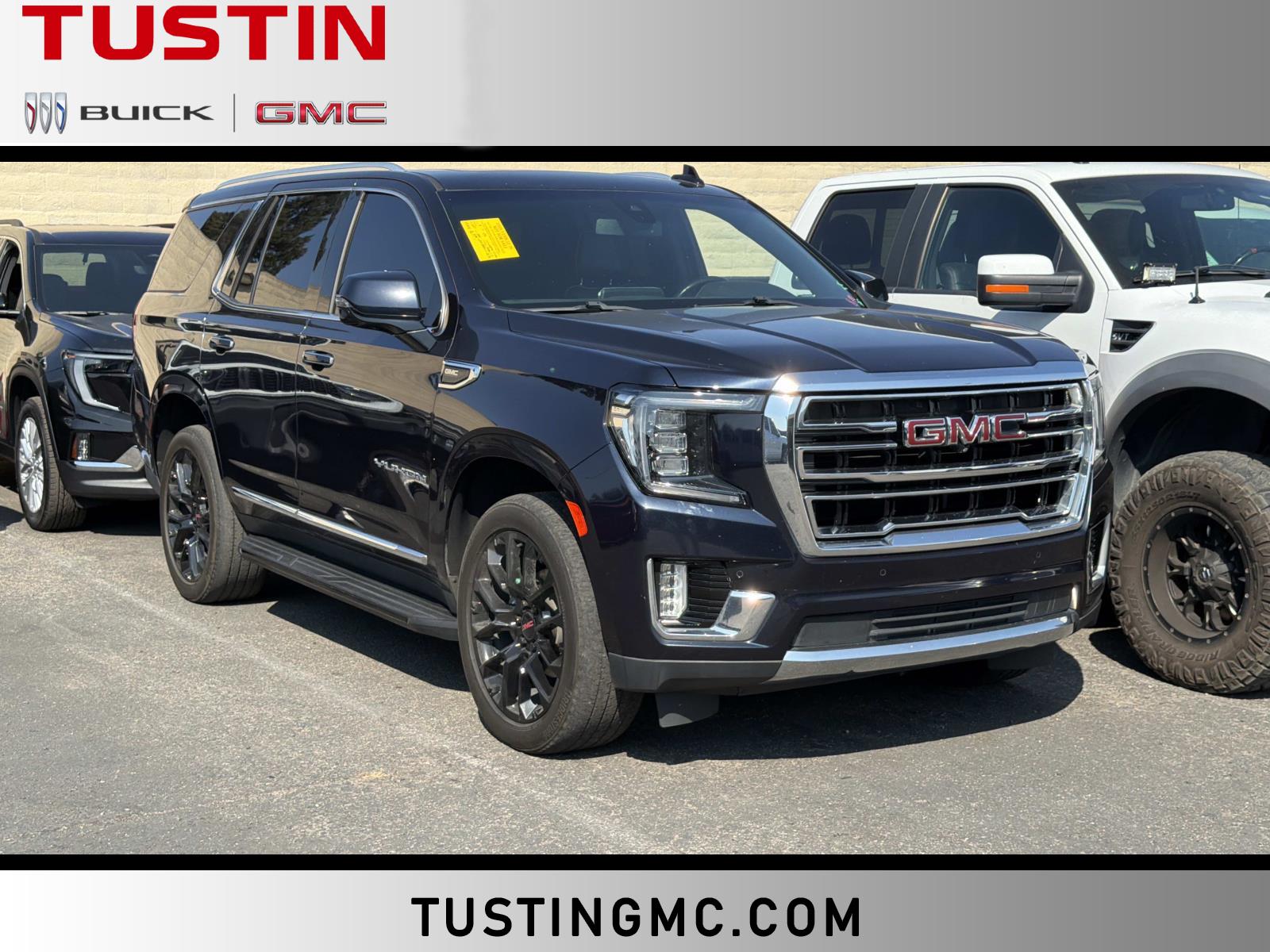 Midnight Blue Metallic 2022 GMC Yukon SUV / Crossover Four-Wheel Drive Automatic