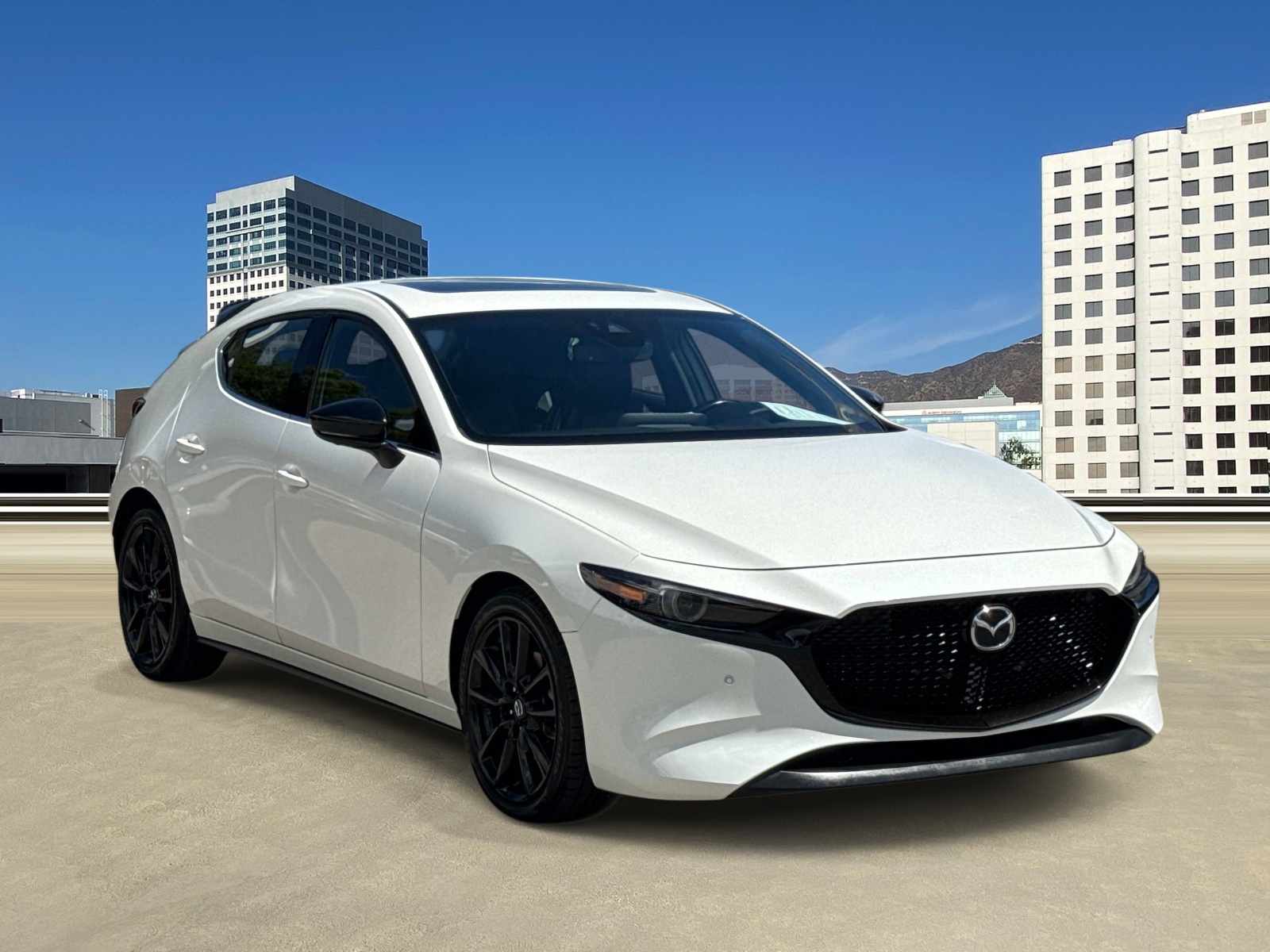 White 2021 Mazda MAZDA3 Premium Plus Hatchback AWD Hatchback All-Wheel Drive Automatic