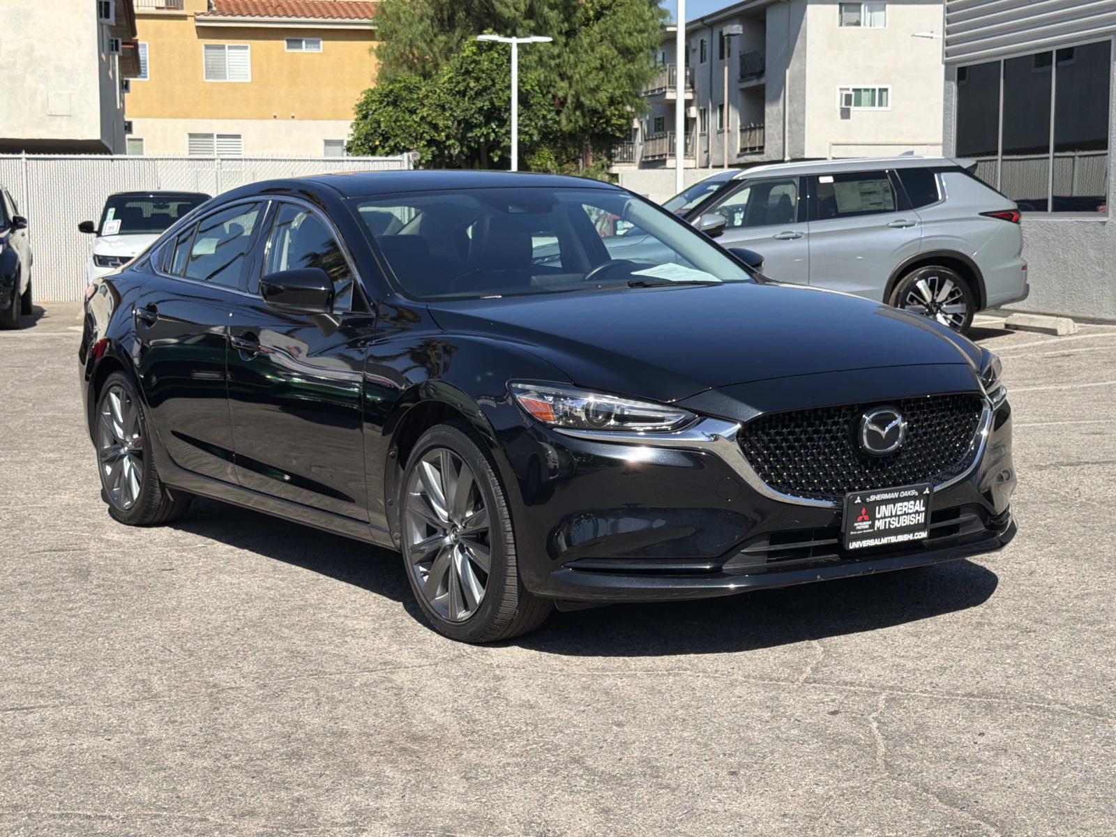 Black 2021 Mazda MAZDA6 Sedan Front-Wheel Drive Automatic
