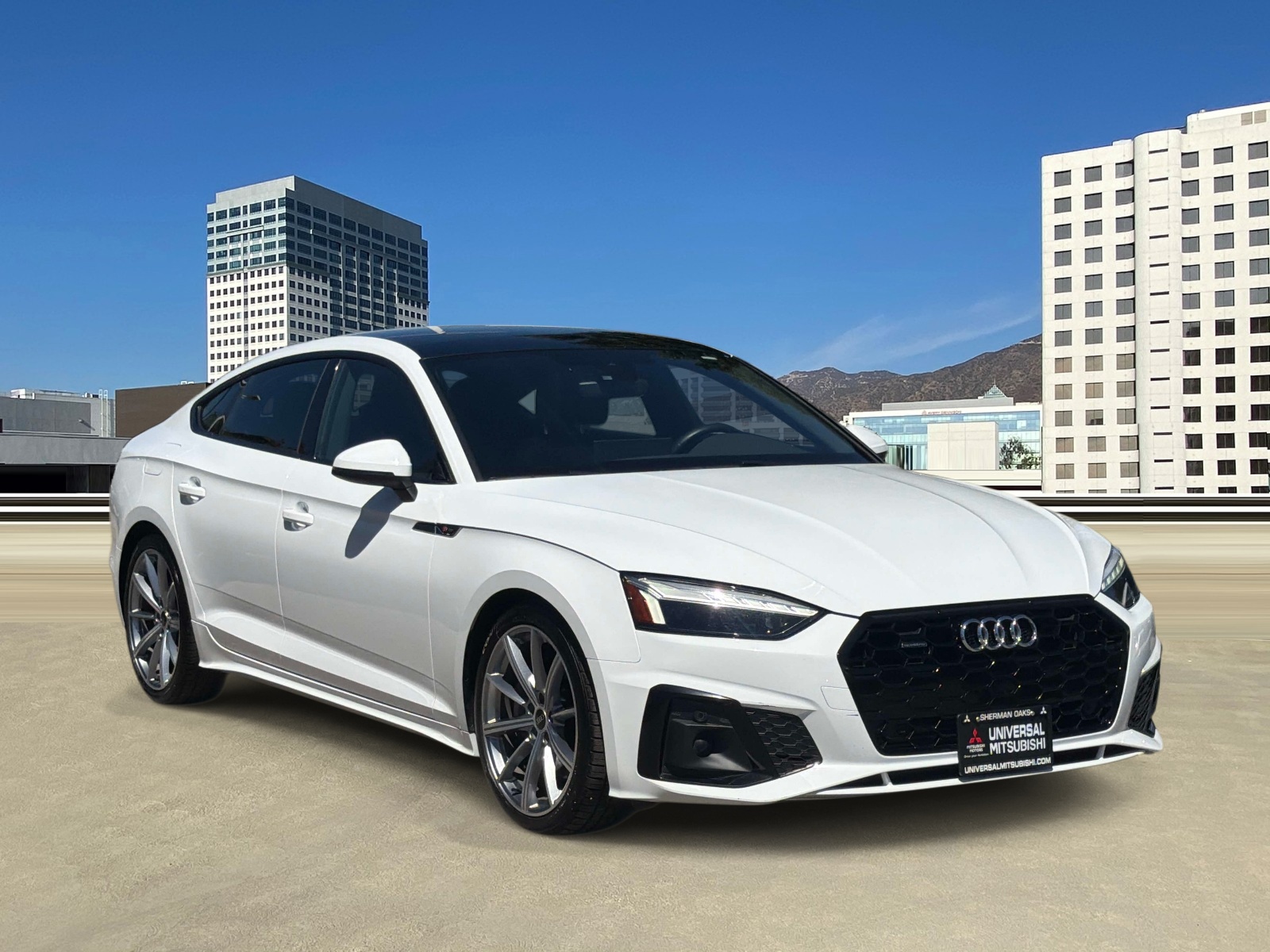White 2025 Audi A5 Sportback Sedan All-Wheel Drive Automatic