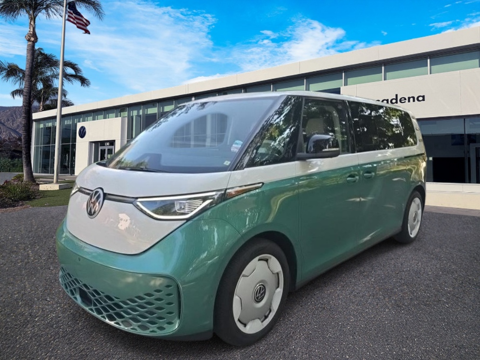 Green 2025 Volkswagen ID.Buzz Minivan All-Wheel Drive Automatic