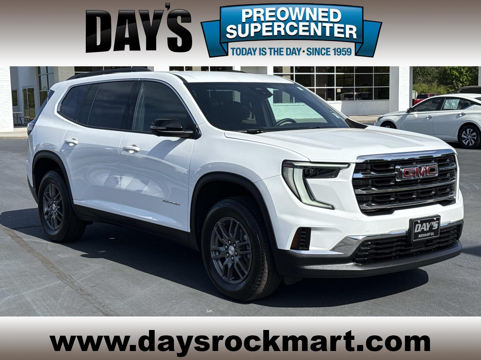 Summit White 2025 GMC Acadia Elevation FWD SUV / Crossover Front-Wheel Drive Automatic