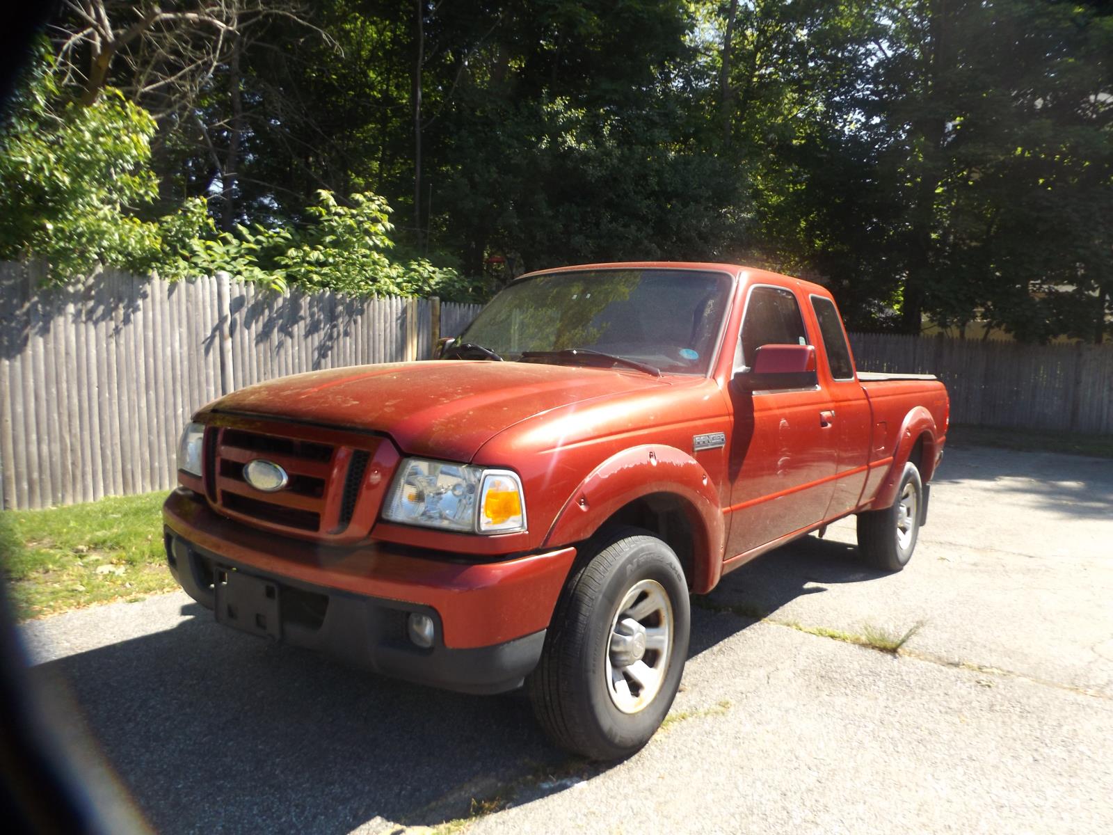 Torch Red 2007 Ford Ranger Sport SuperCab Pickup Truck Rear-Wheel Drive Automatic