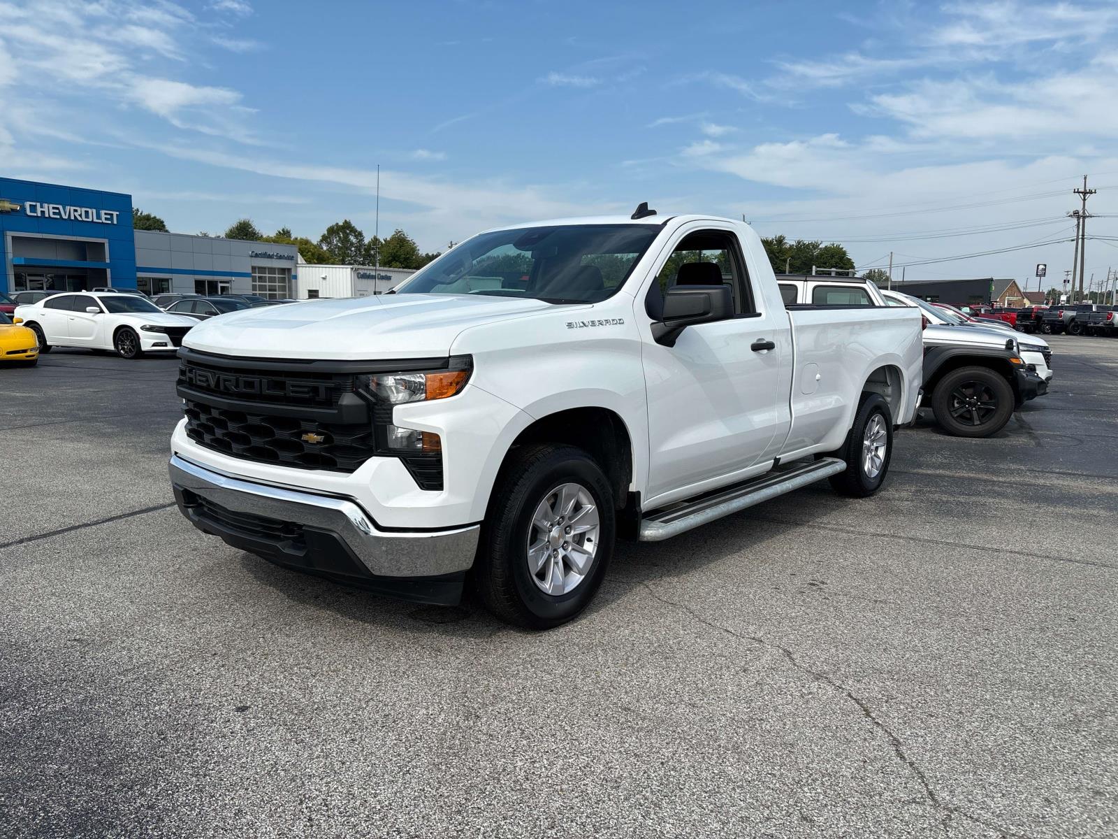 Summit White 2025 Chevrolet Silverado 1500 Pickup Truck 4X2 Automatic