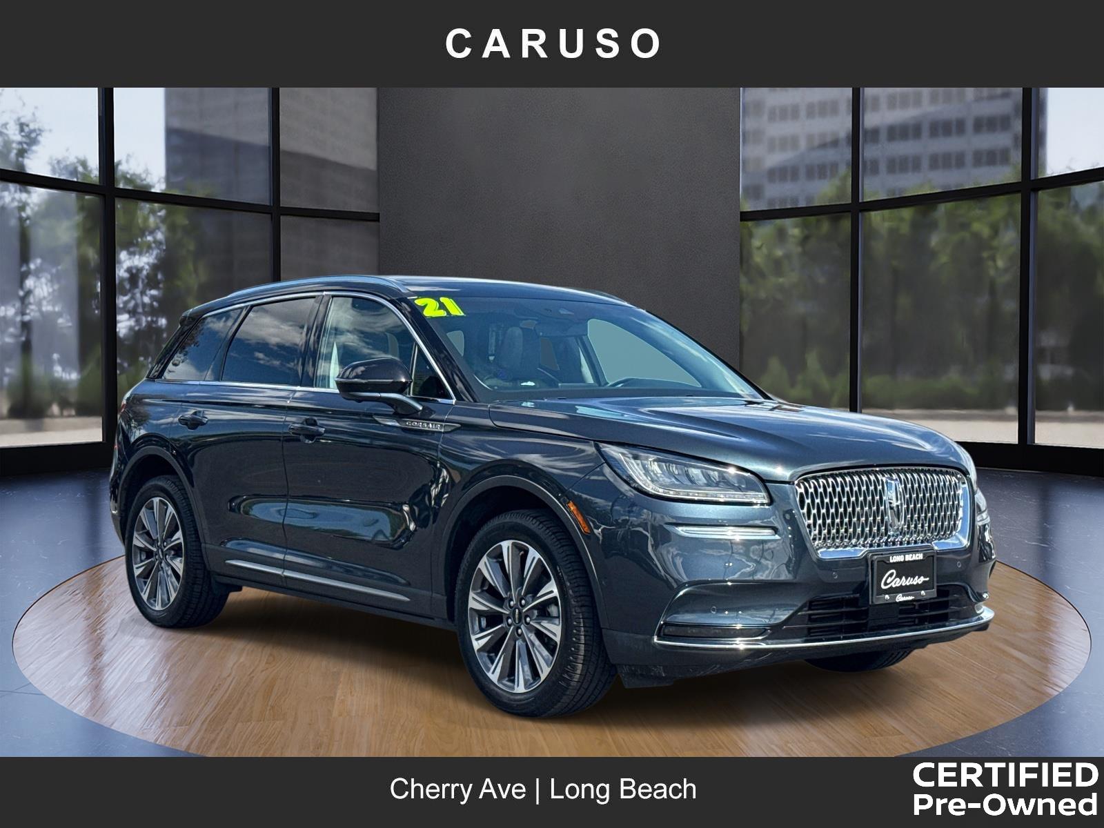 Blue 2021 Lincoln Corsair Reserve FWD SUV / Crossover Front-Wheel Drive 8-Speed Automatic
