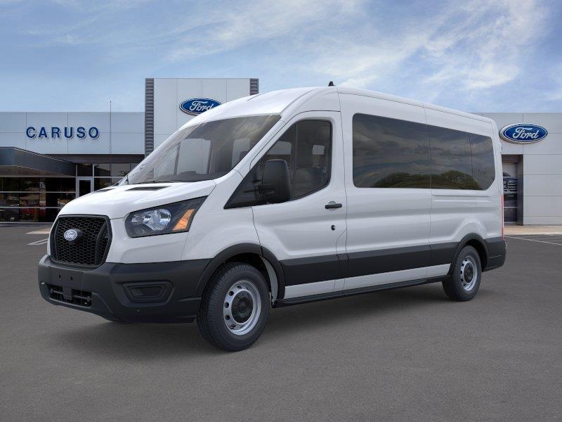 Oxford White 2026 Ford Transit Passenger 350 XL Medium Roof LB RWD Van Rear-Wheel Drive Automatic