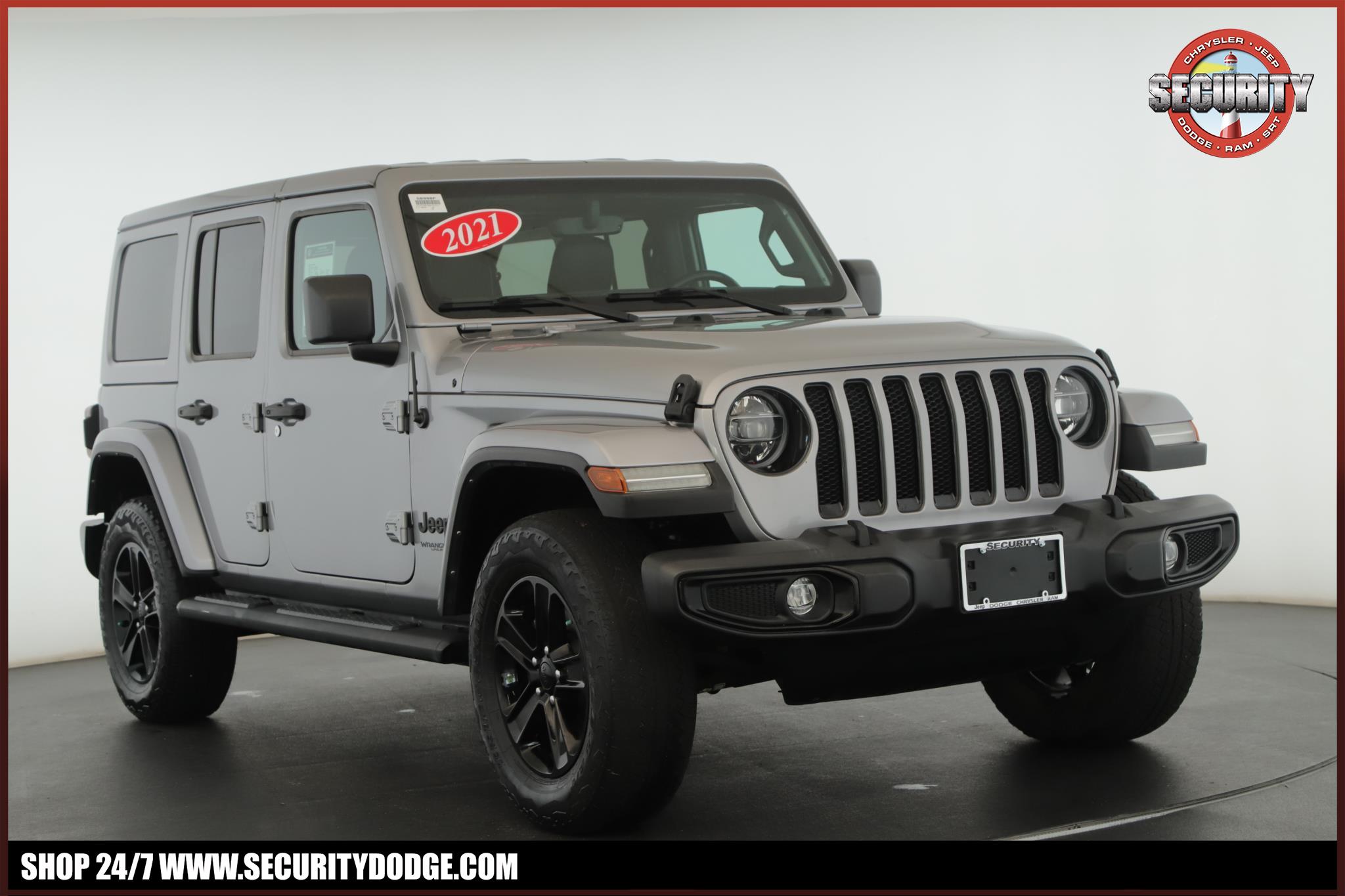 Billet Silver Metallic Clearcoat 2021 Jeep Wrangler SUV / Crossover Four-Wheel Drive Automatic