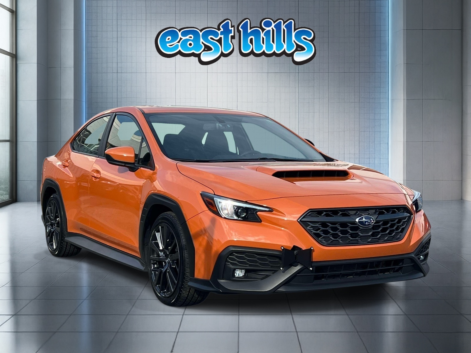 Solar Orange Pearl 2023 Subaru WRX Premium AWD Sedan All-Wheel Drive Manual