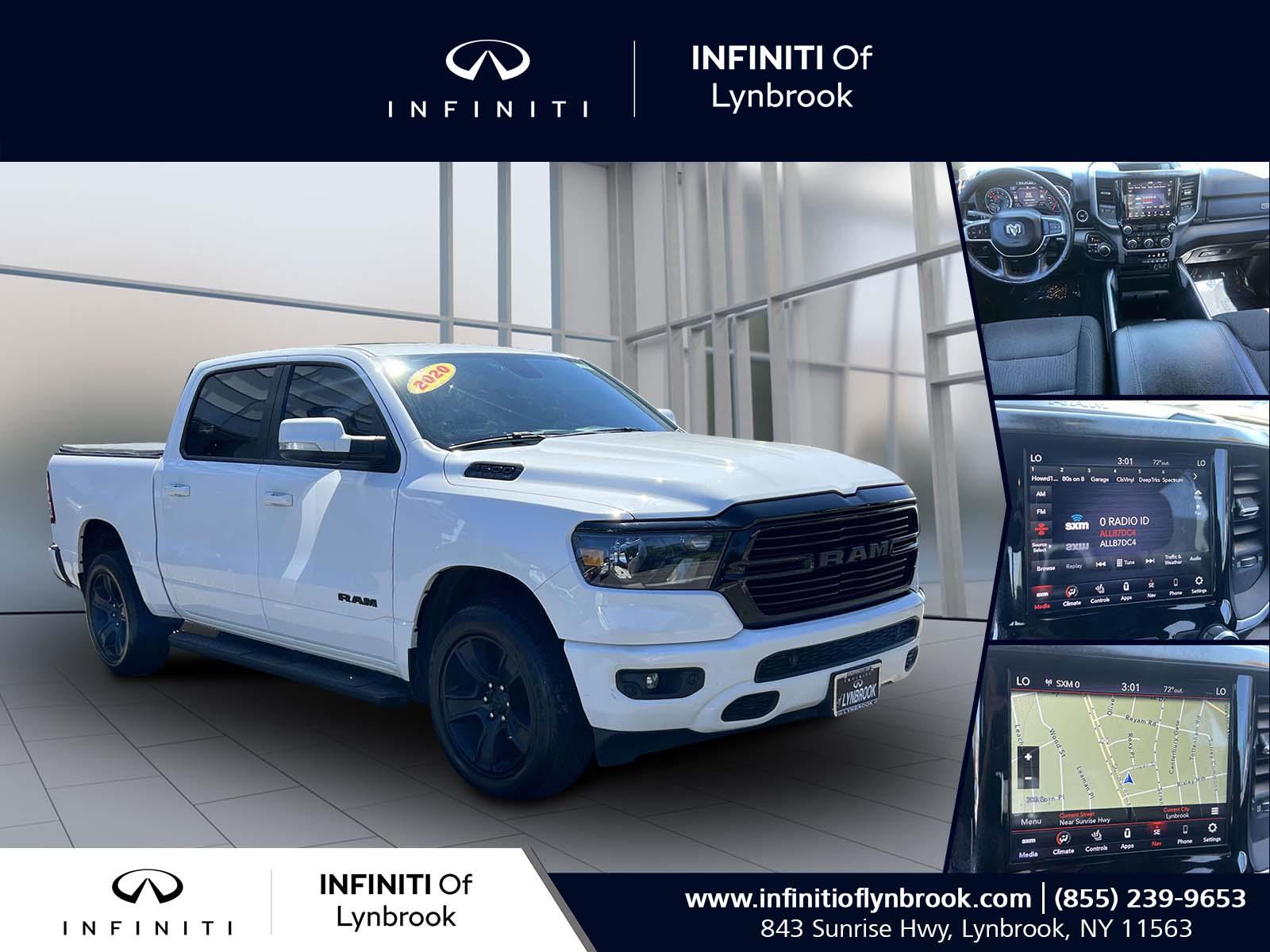 used 2020 Ram 1500 car, priced at $27,045