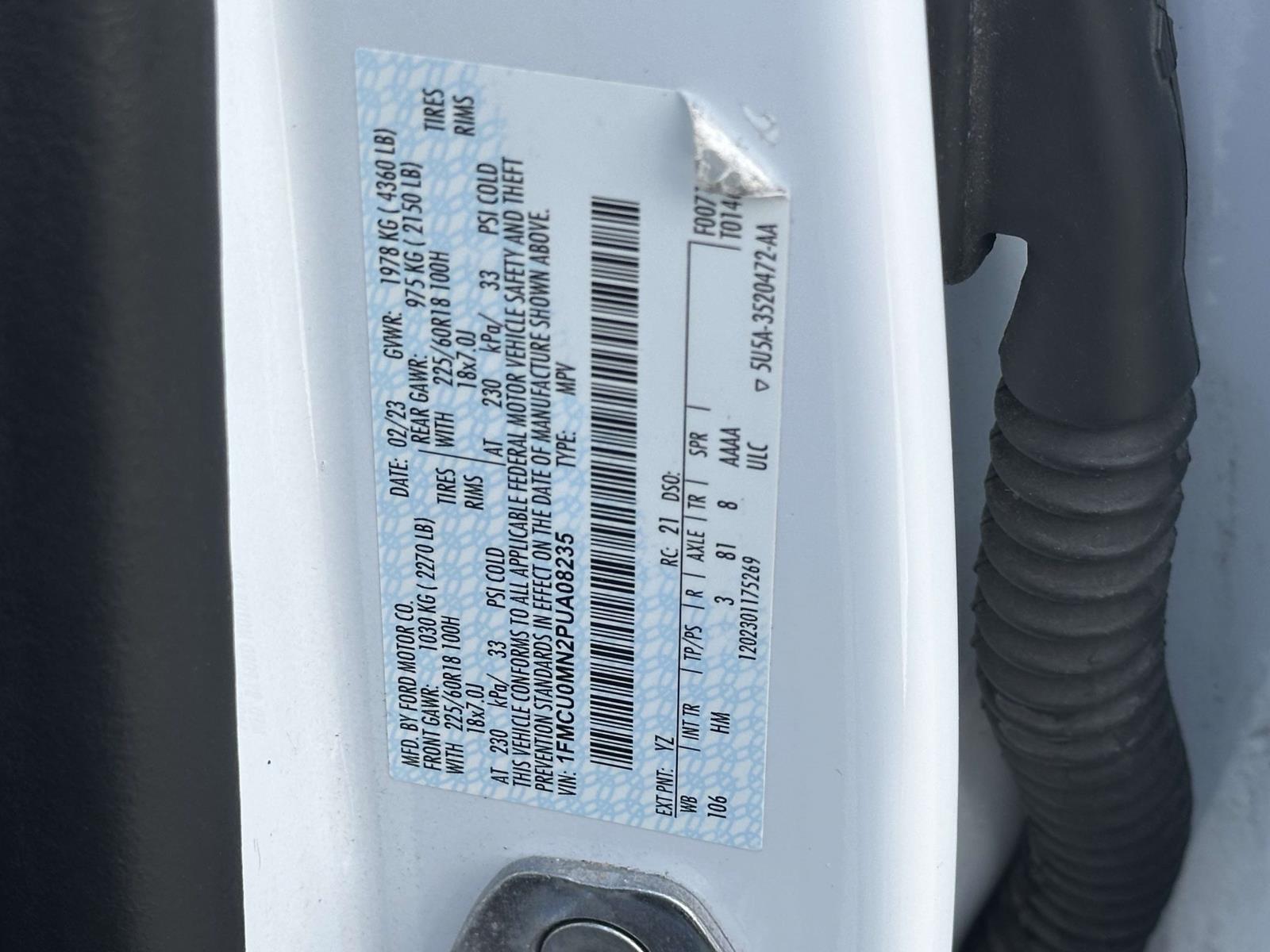 used 2023 Ford Escape car, priced at $17,790