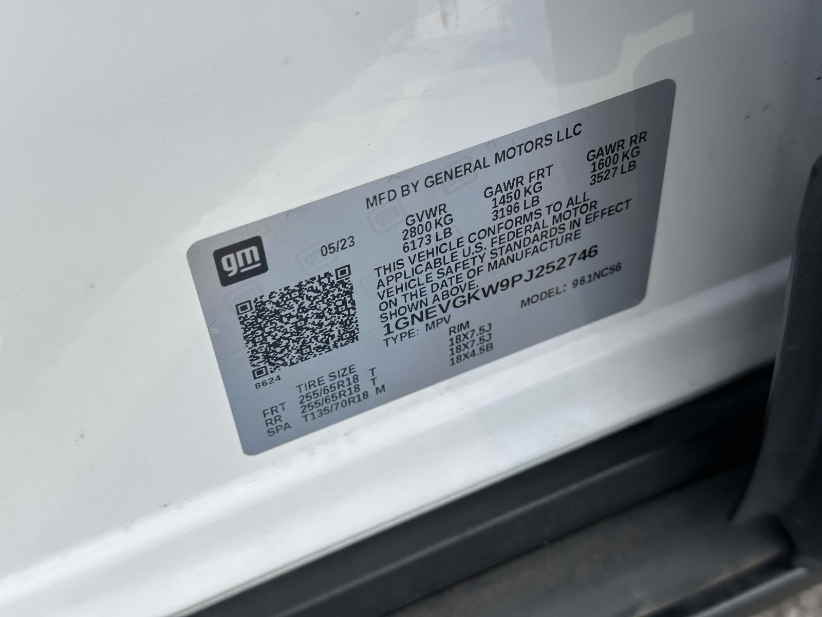 used 2023 Chevrolet Traverse car