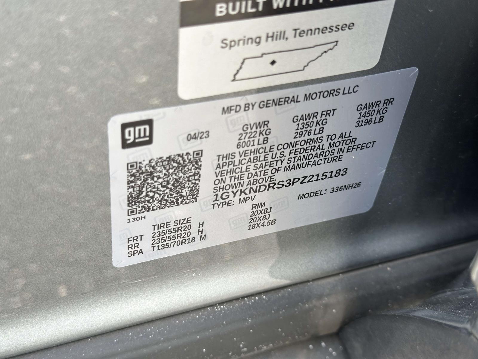 used 2023 Cadillac XT5 car, priced at $34,409