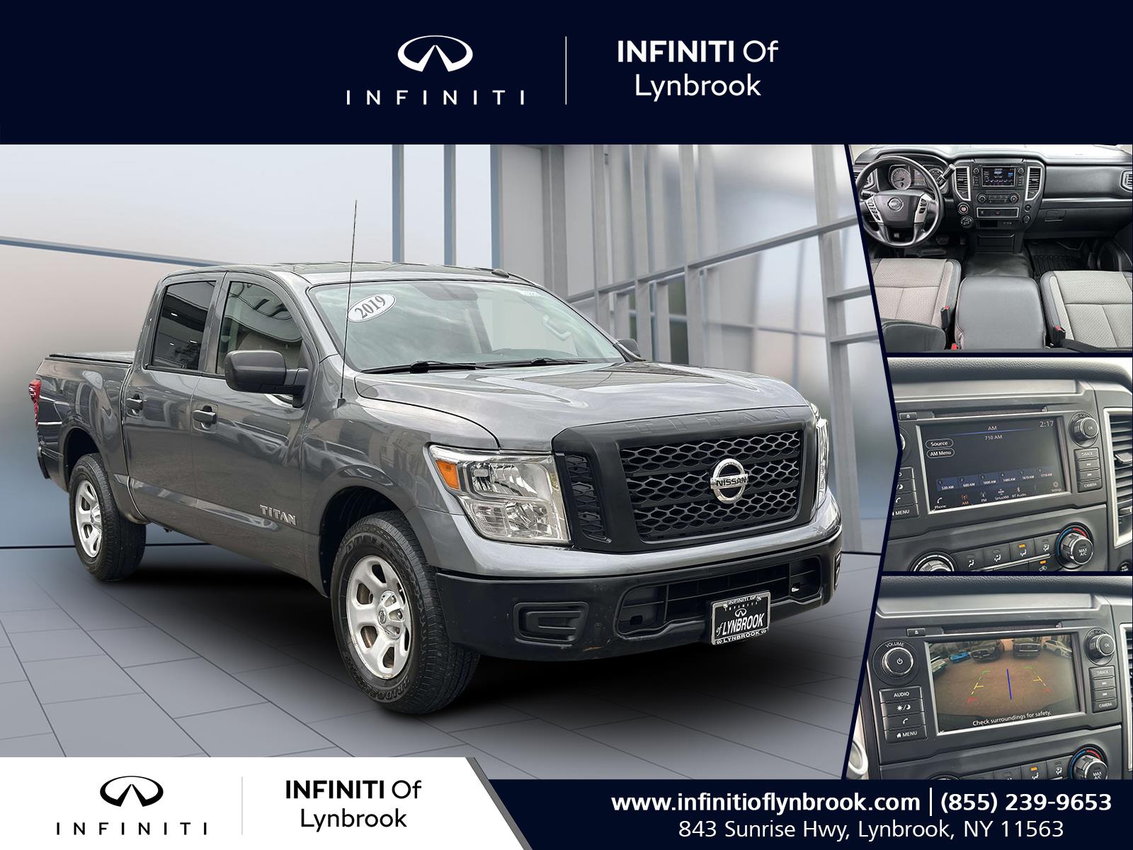 used 2019 Nissan Titan car, priced at $24,318