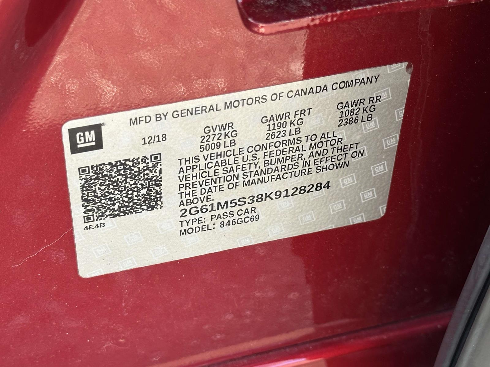 used 2019 Cadillac XTS car, priced at $19,748