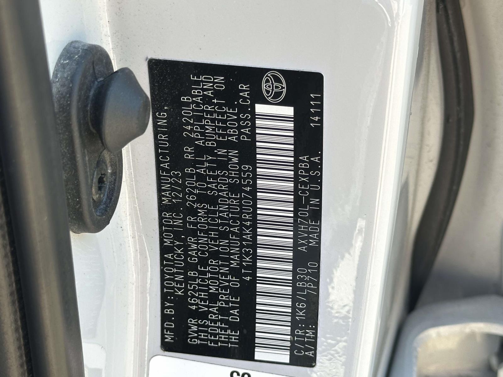 used 2024 Toyota Camry car, priced at $32,758