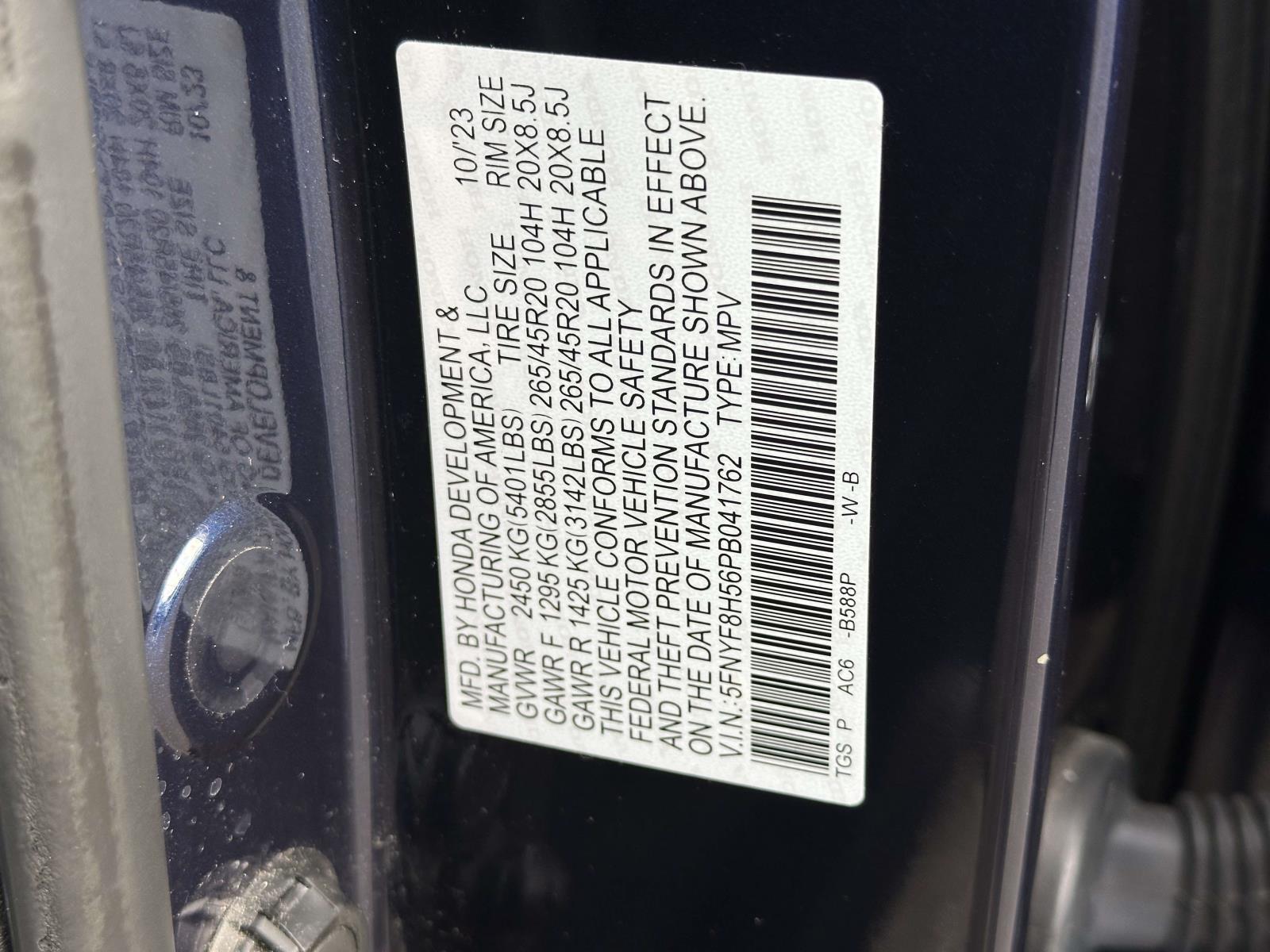 used 2023 Honda Passport car, priced at $31,496