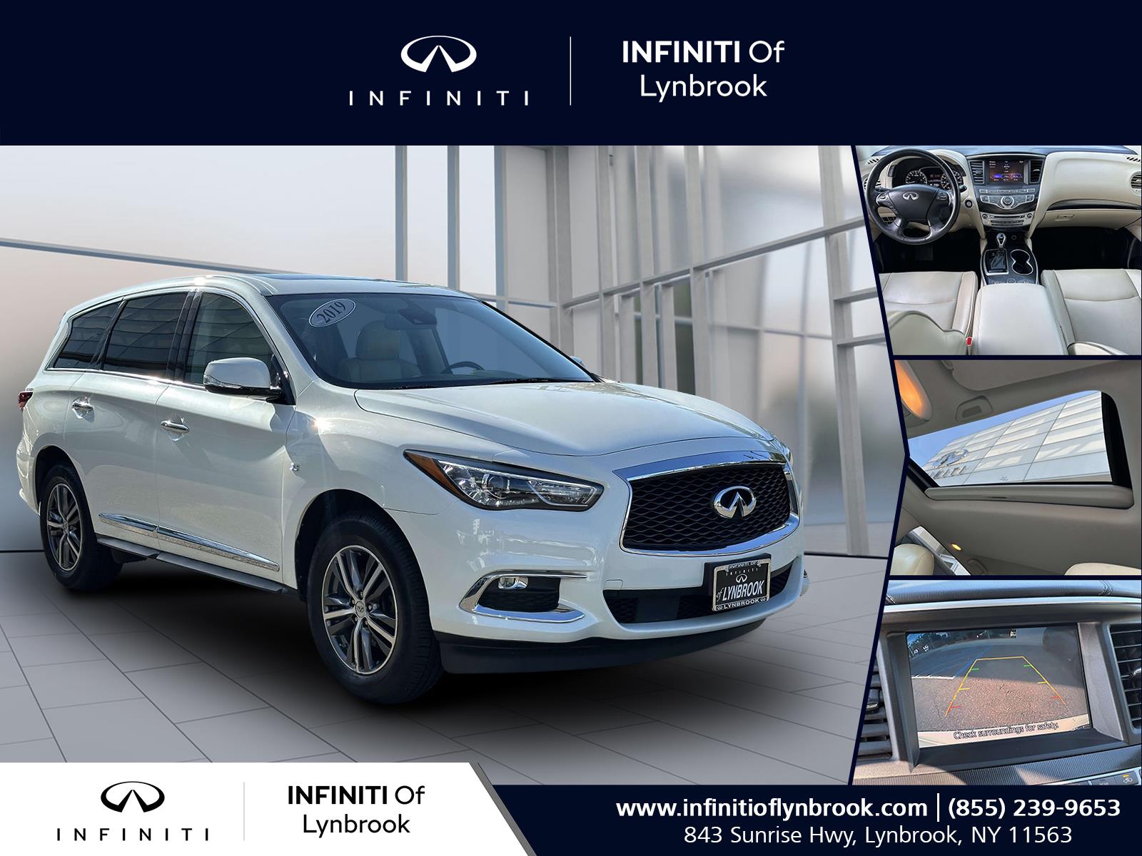 used 2019 INFINITI QX60 car, priced at $16,796