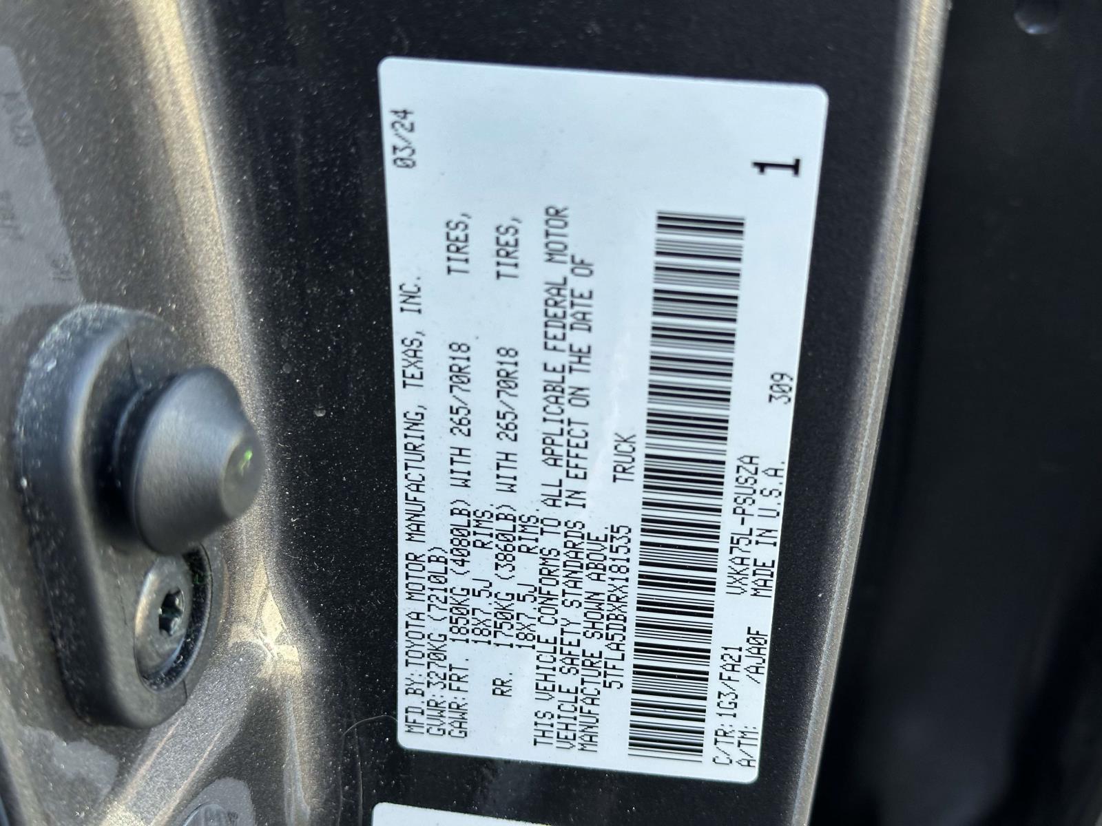 used 2024 Toyota Tundra 4WD car, priced at $44,742