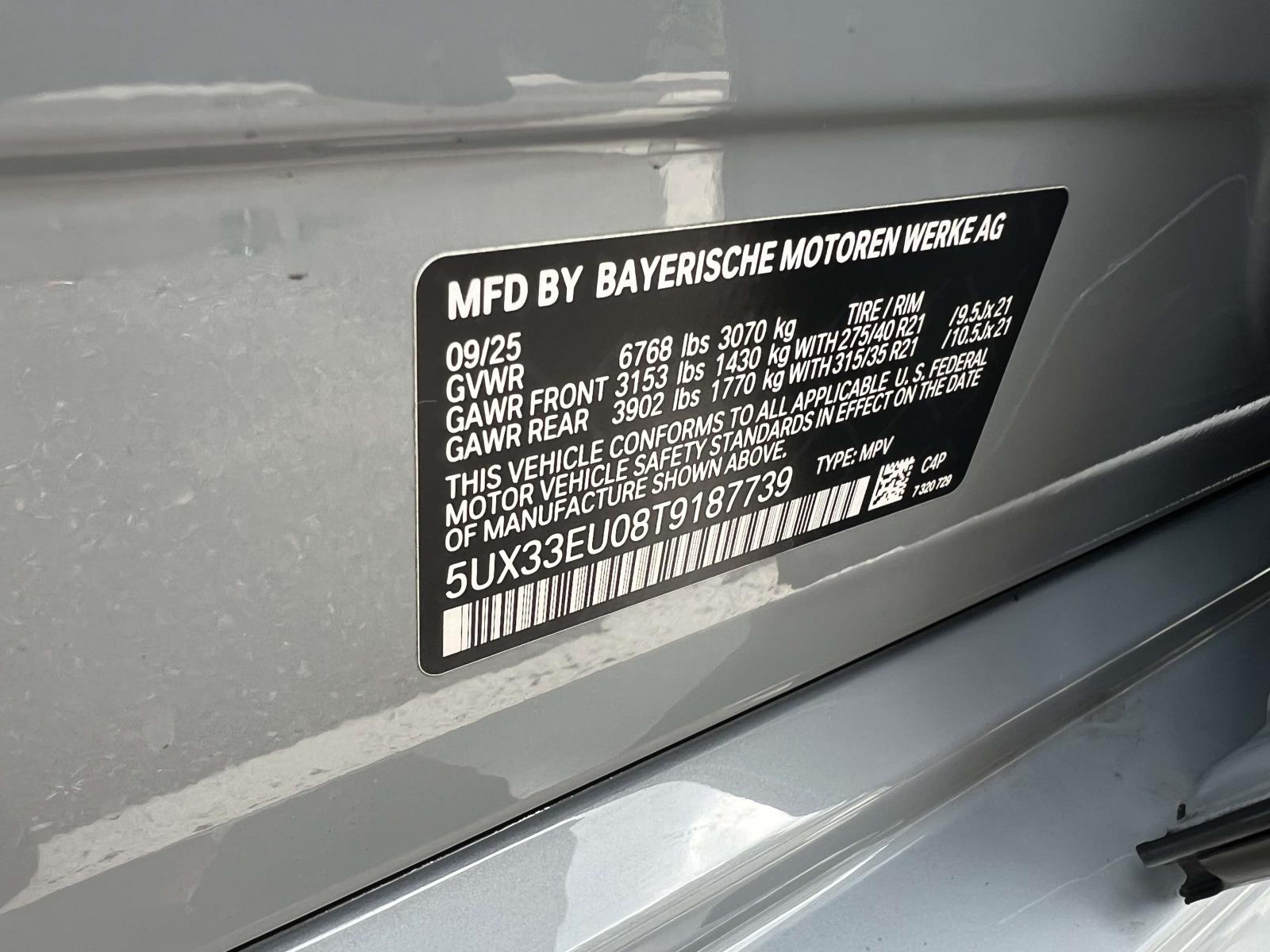 used 2026 BMW X5 car, priced at $86,400