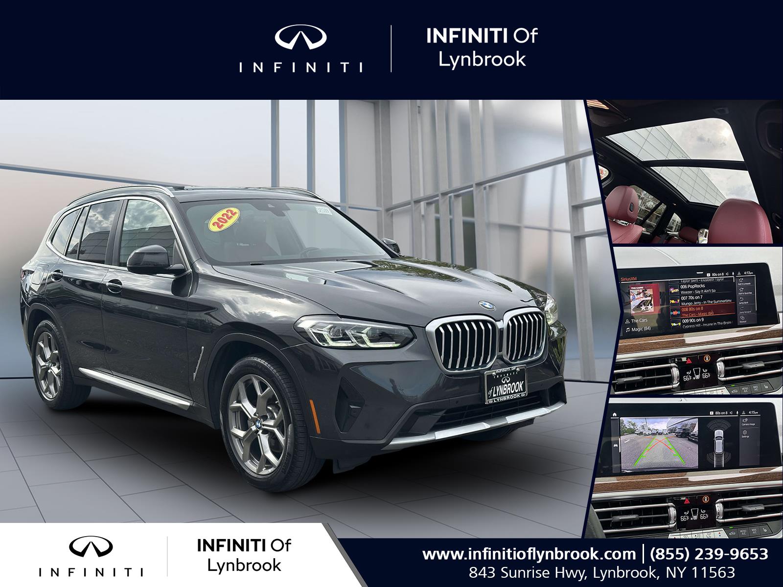 used 2022 BMW X3 car, priced at $32,475